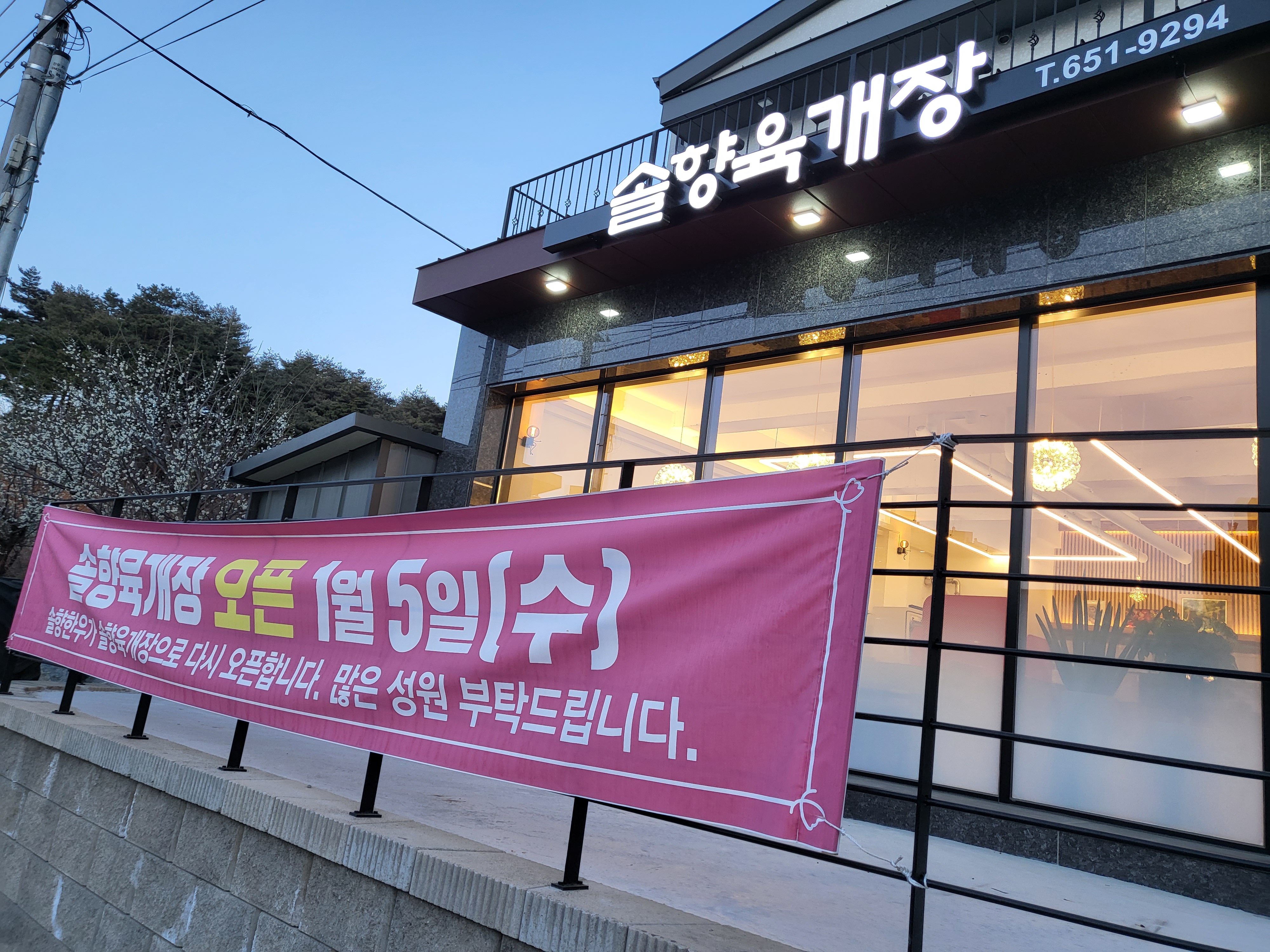 솔향육개장