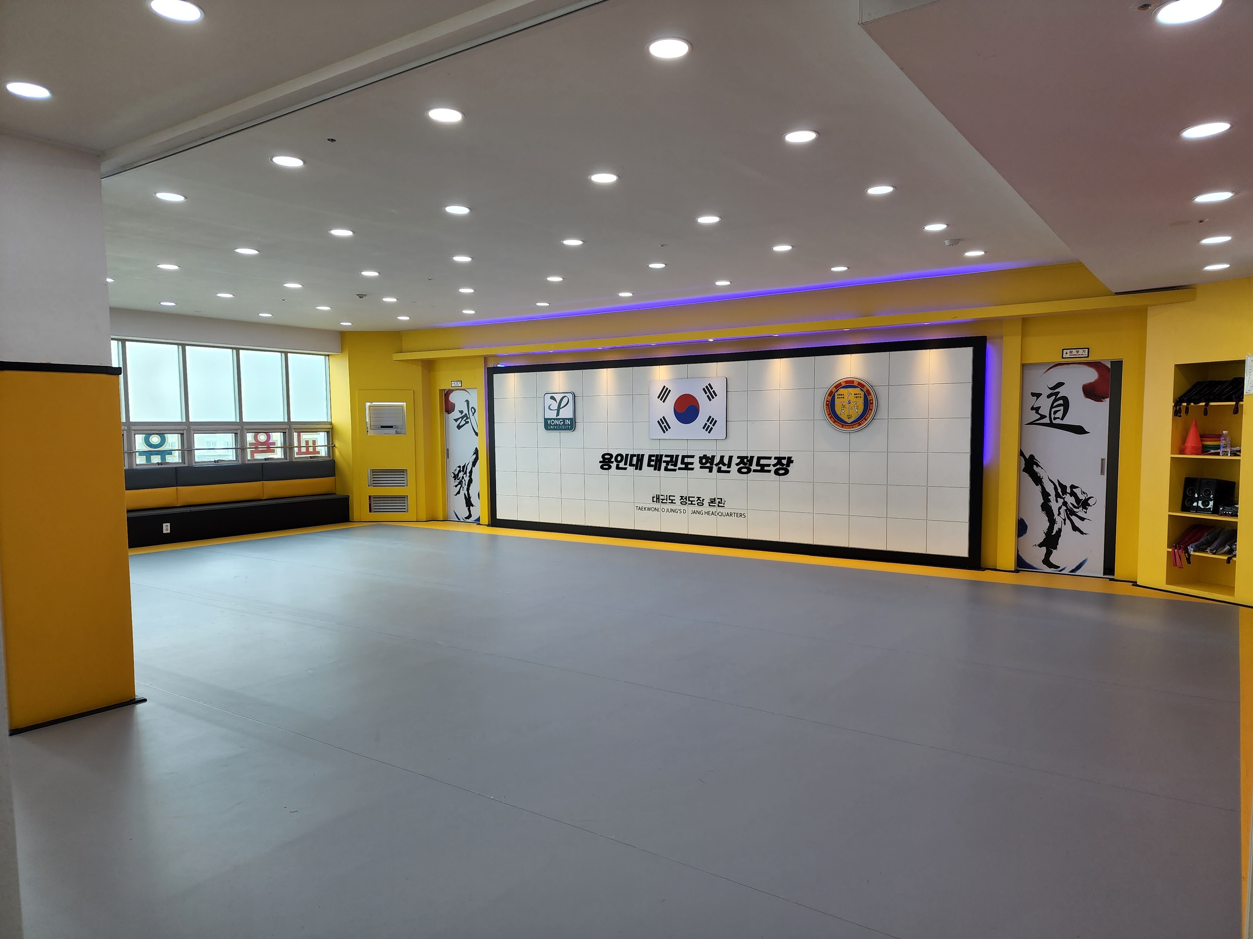 용인대 태권도 혁신 정도장