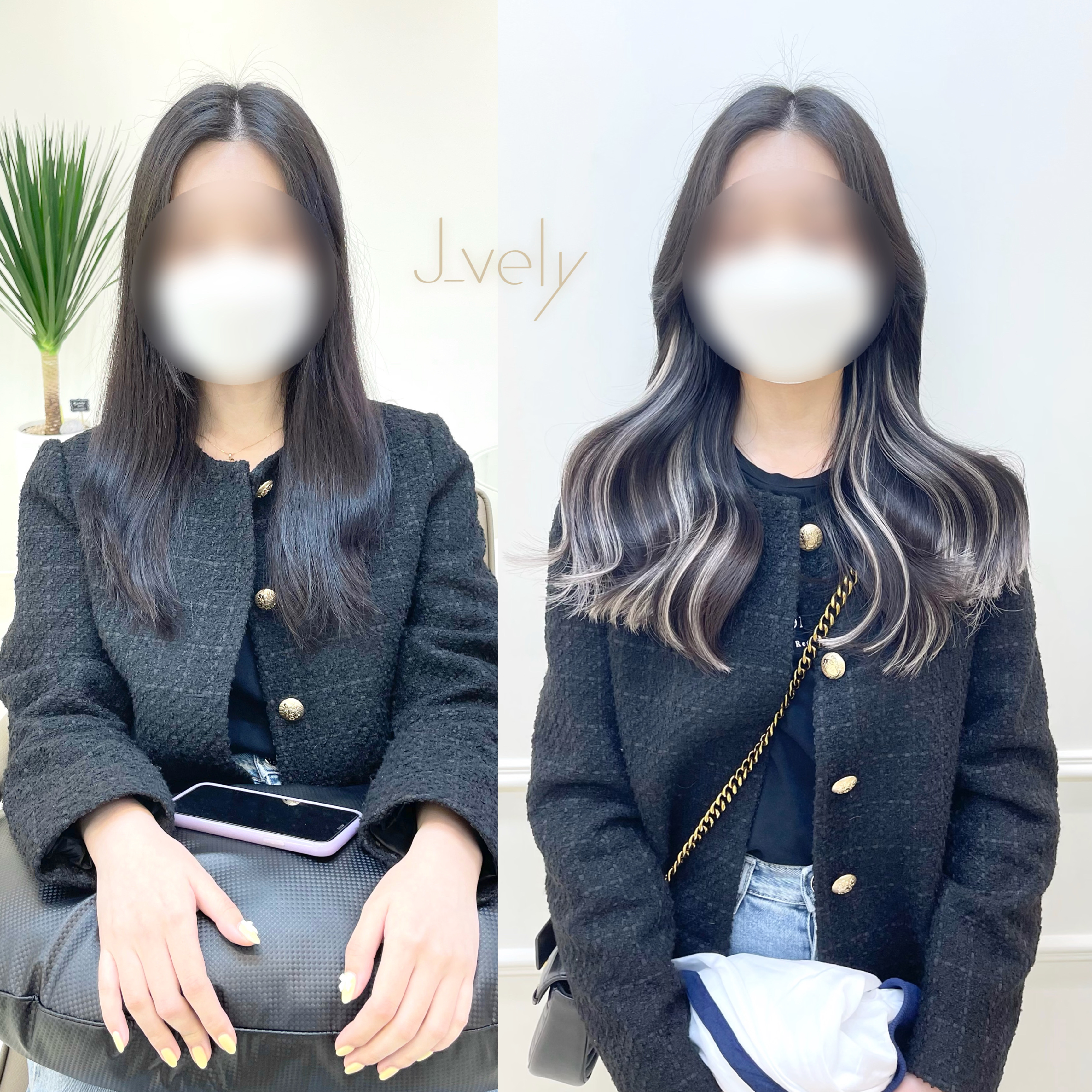 제이블리붙임머리