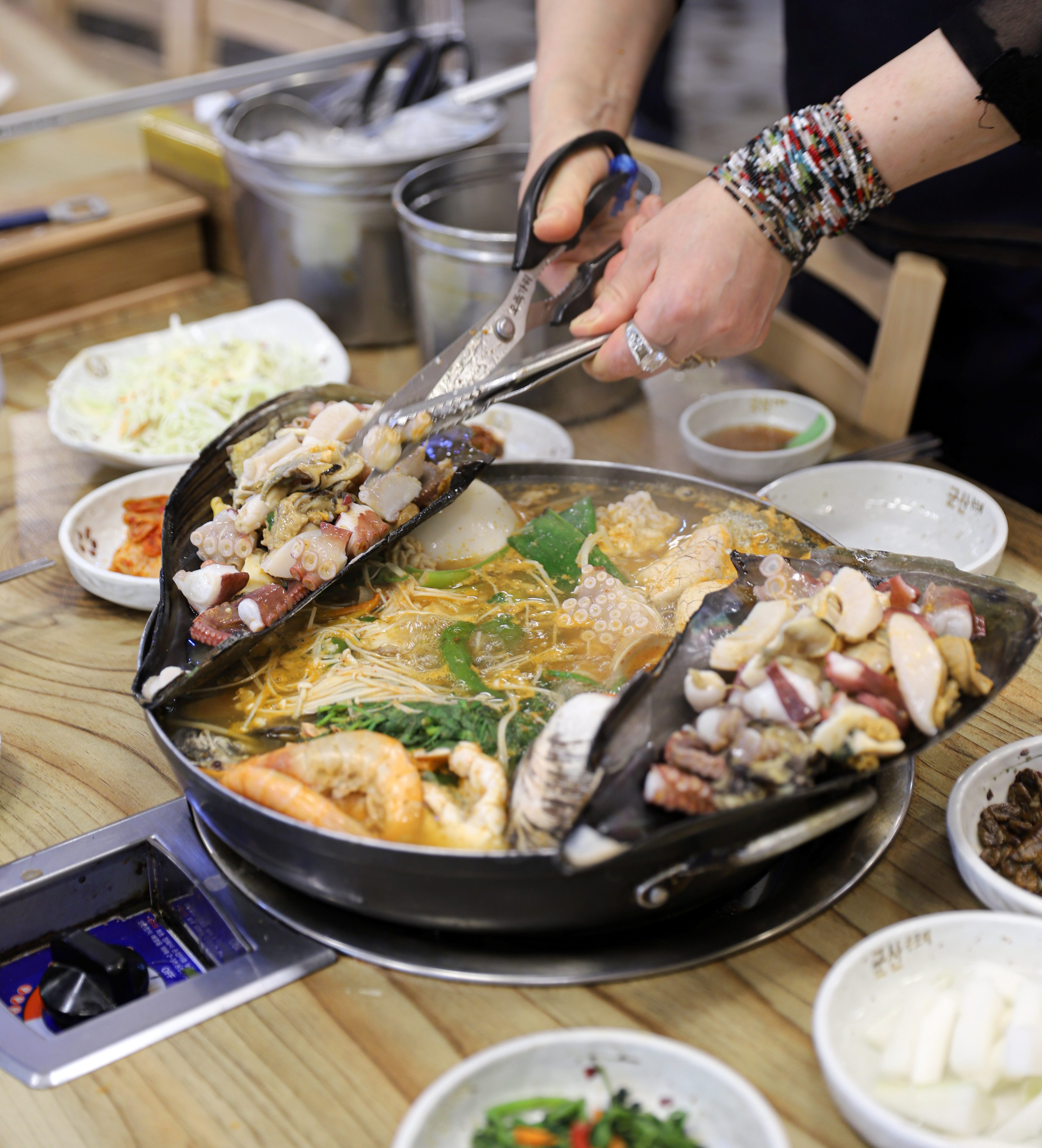 군산 은모래해물탕 아구찜