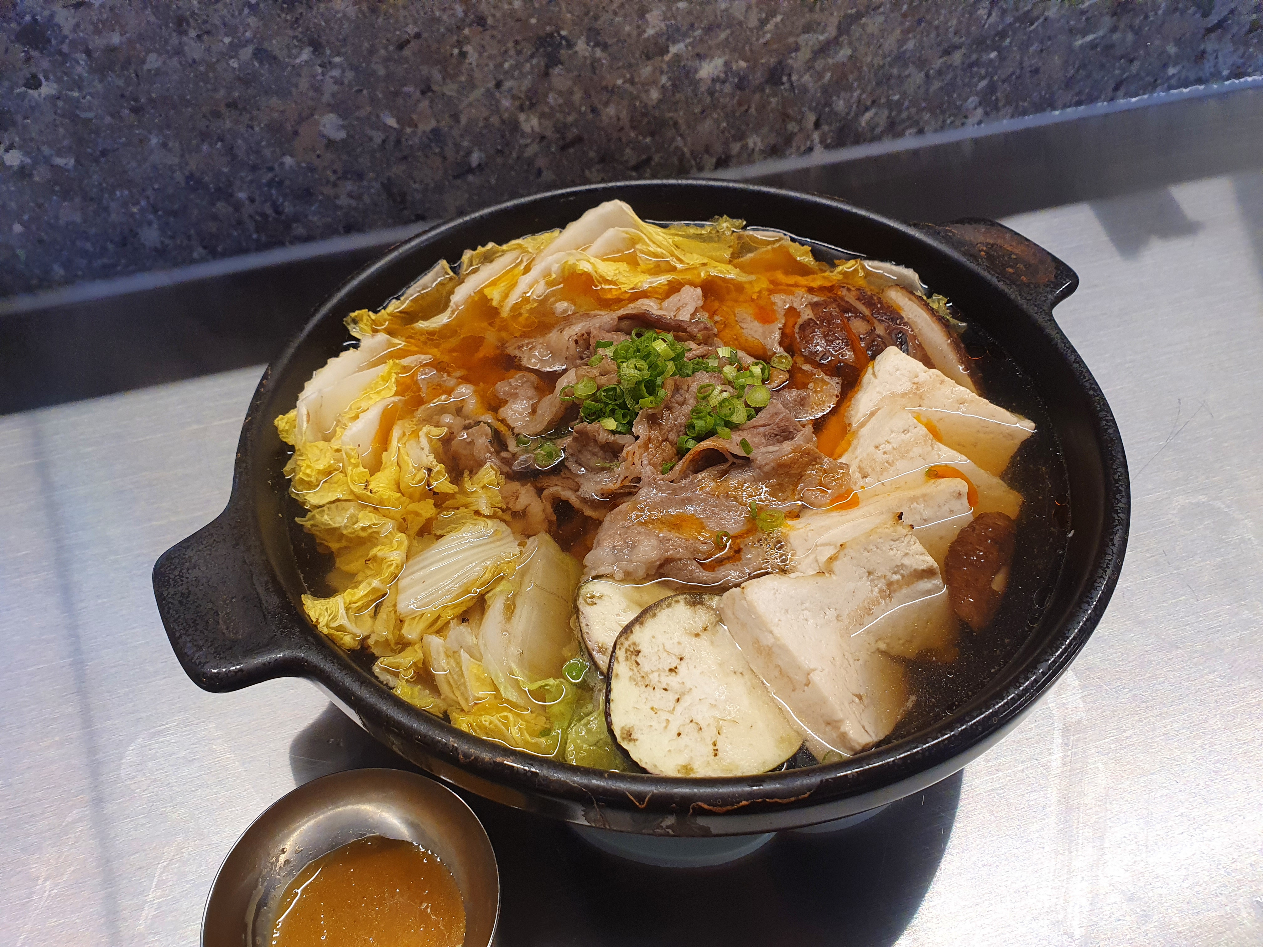 우삼겹스키야키(나베)