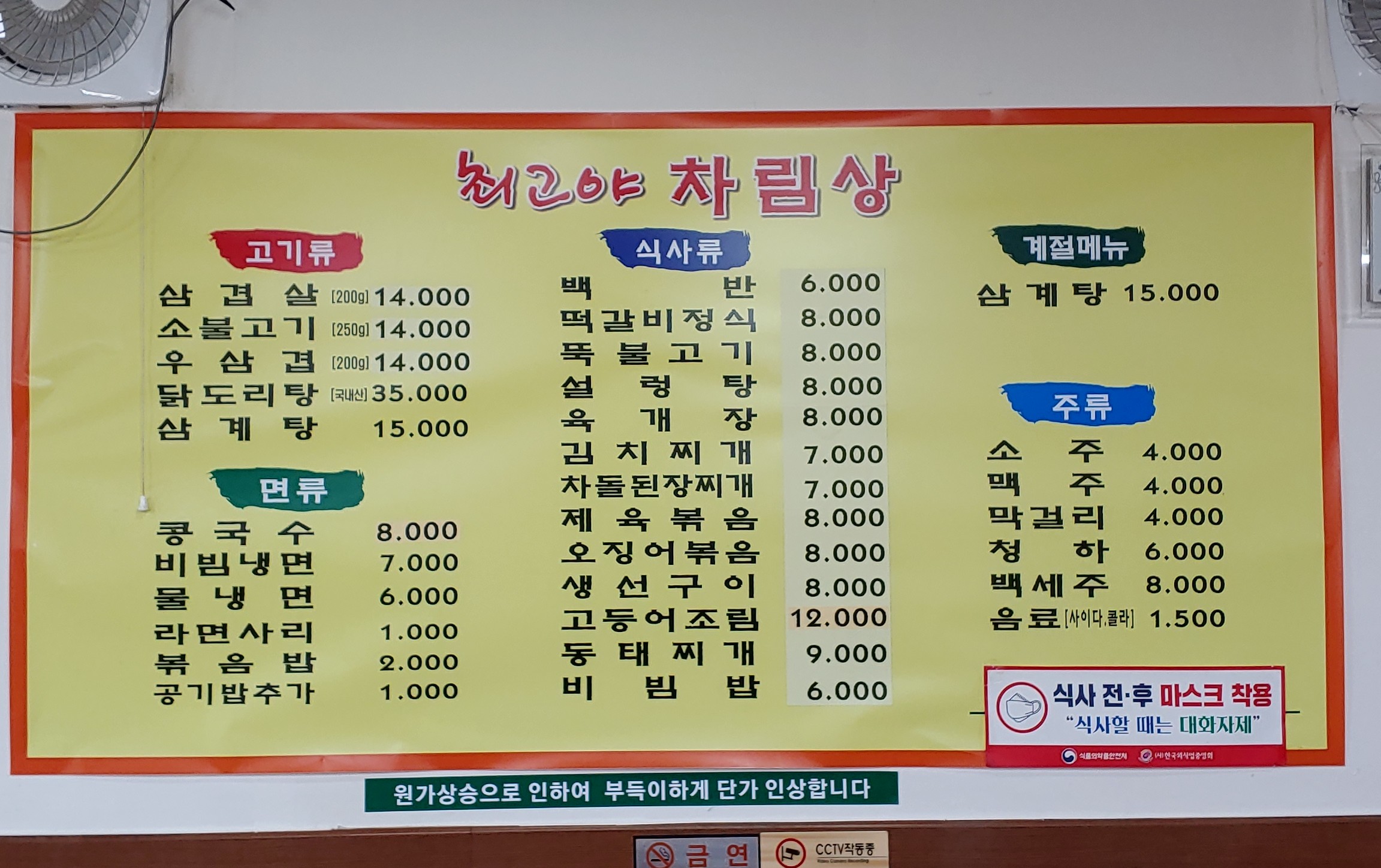 최고야식당