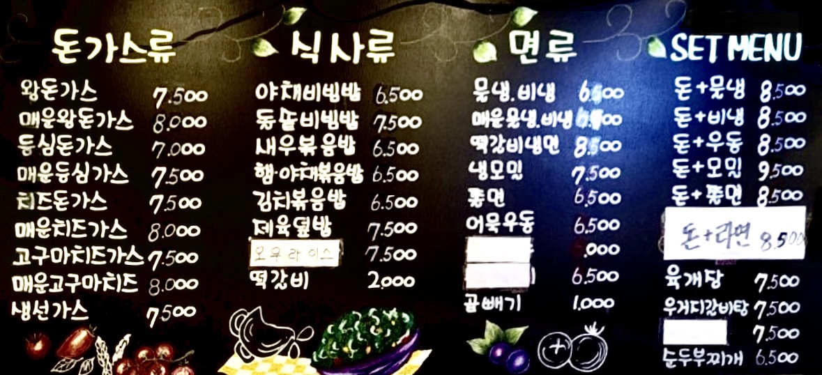 왕돈까스&왕냉면 신원시장점