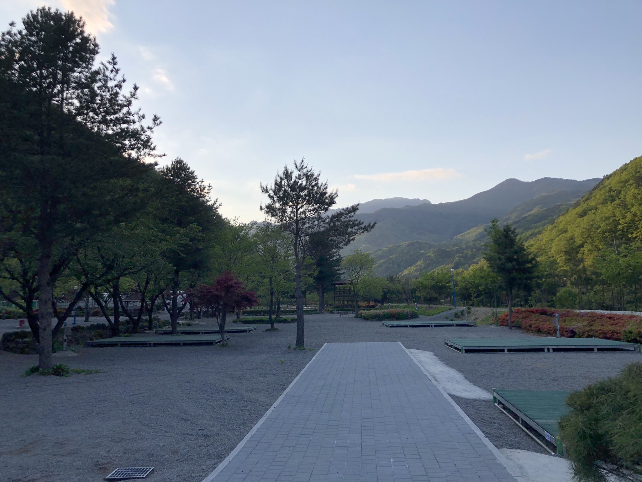 오색허브농원 캠핑장