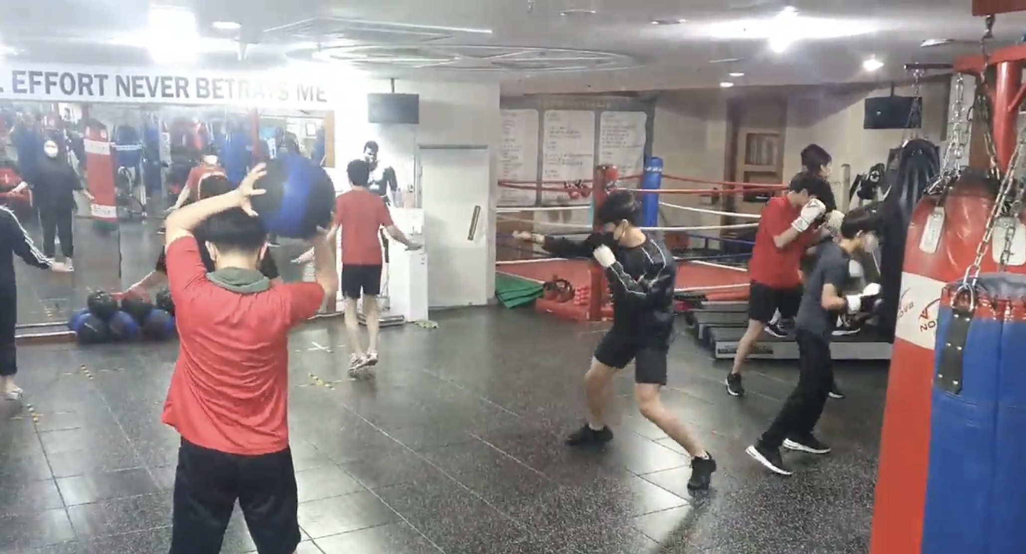 부산 북구 금곡대로 복싱체육관 용인대W복싱짐 내부 모습 5