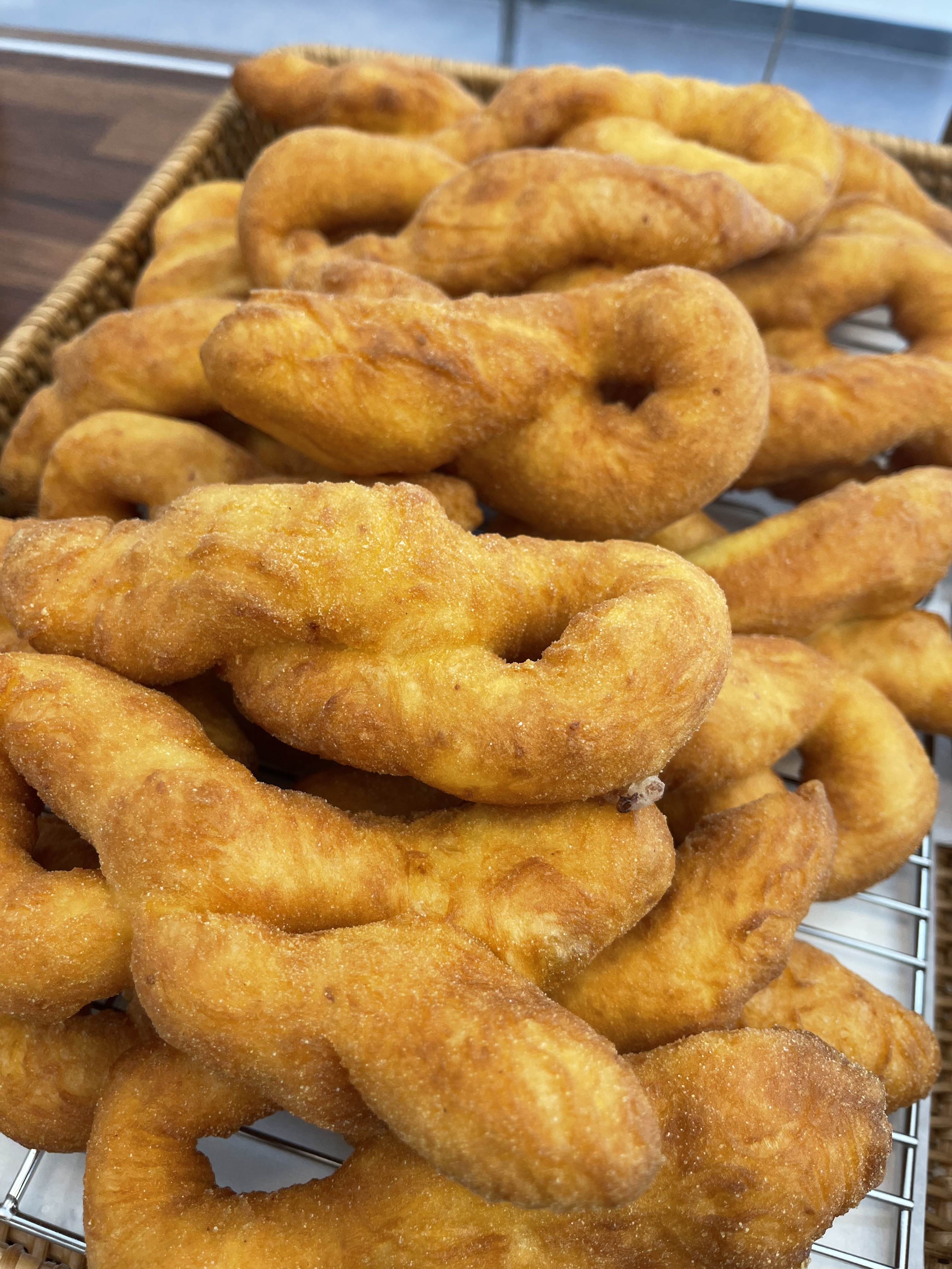 올레찹쌀꽈배기커피