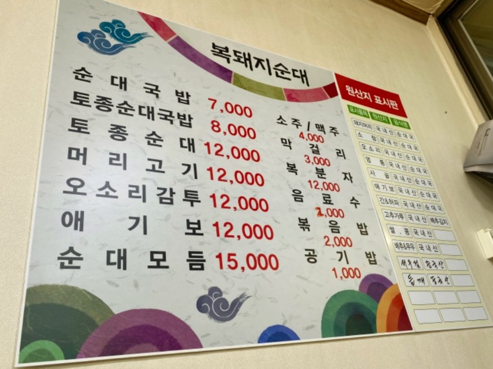 복돼지머리순대
