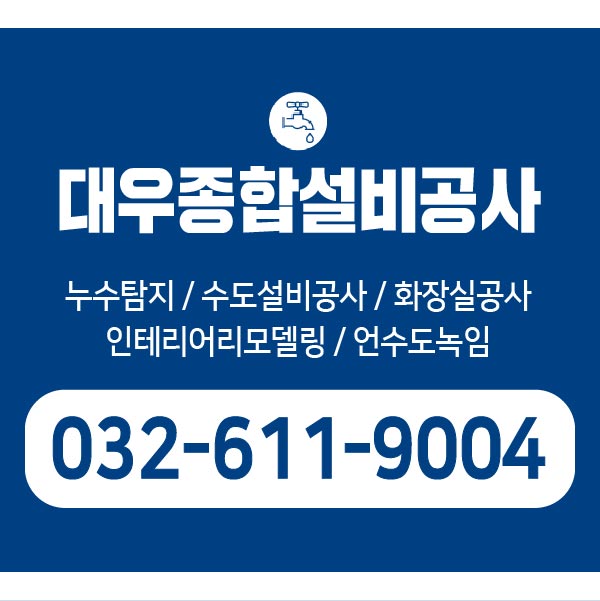 대우설비누수탐지수도하수구전기공사