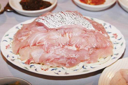 Croaker Sashimi, Half Plate