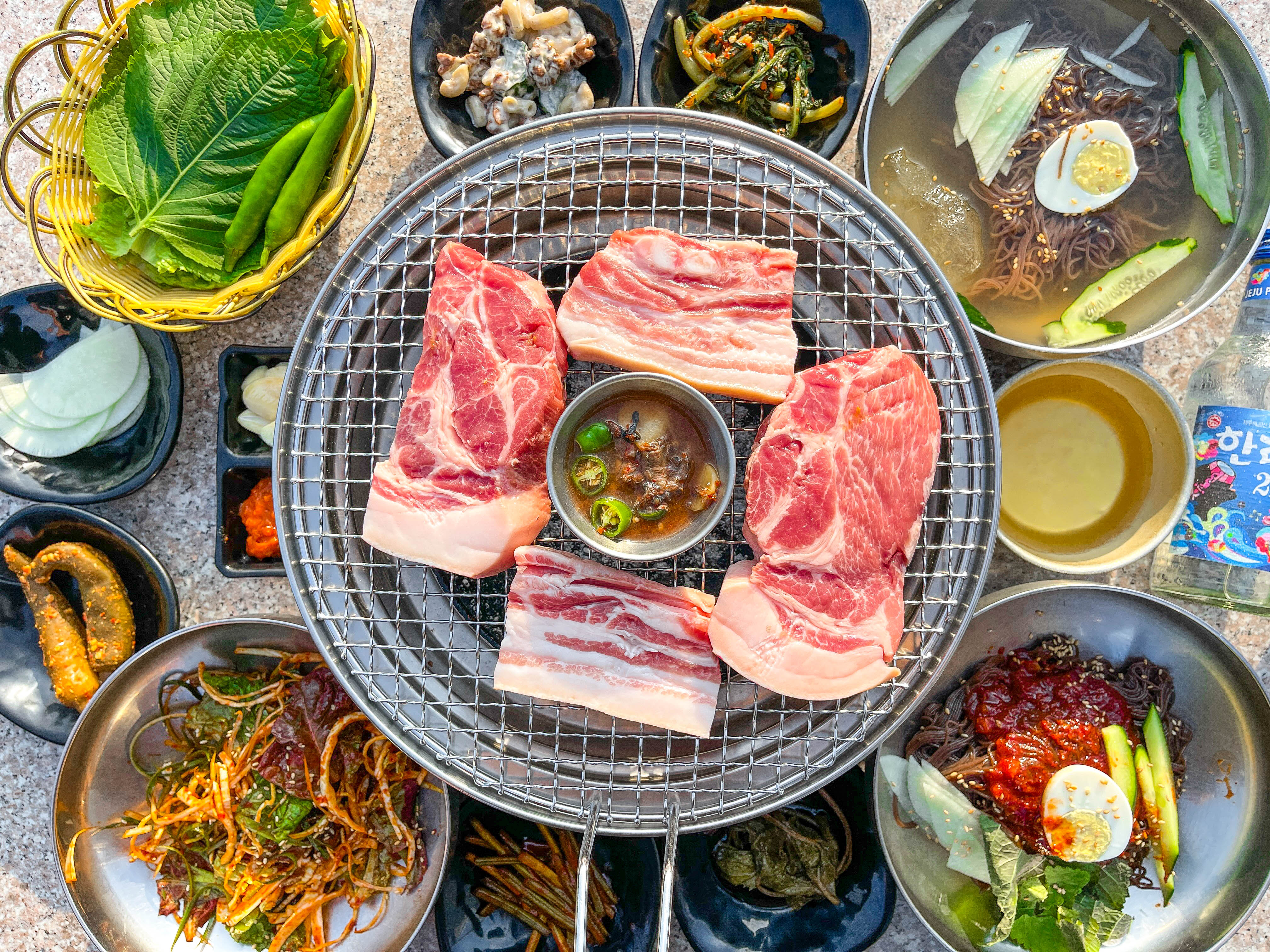 천지연숯화로구이