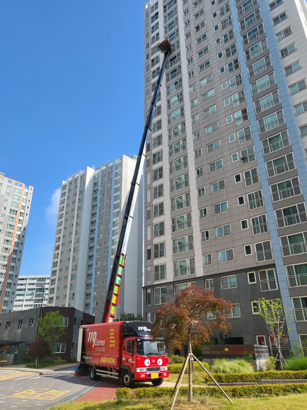 전남 나주시 사다리차 추천 사다리차비용 사다리차요금표 용달이사비용 고층사다리차 119사다리차