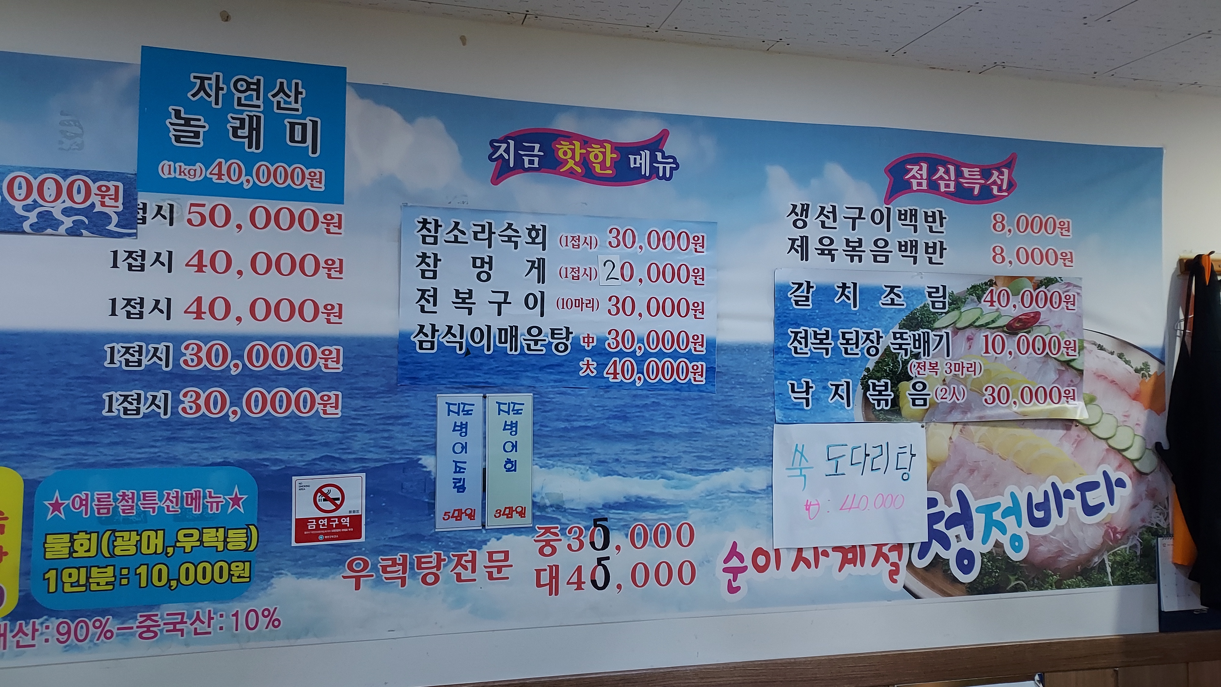 순이사계절청정바다