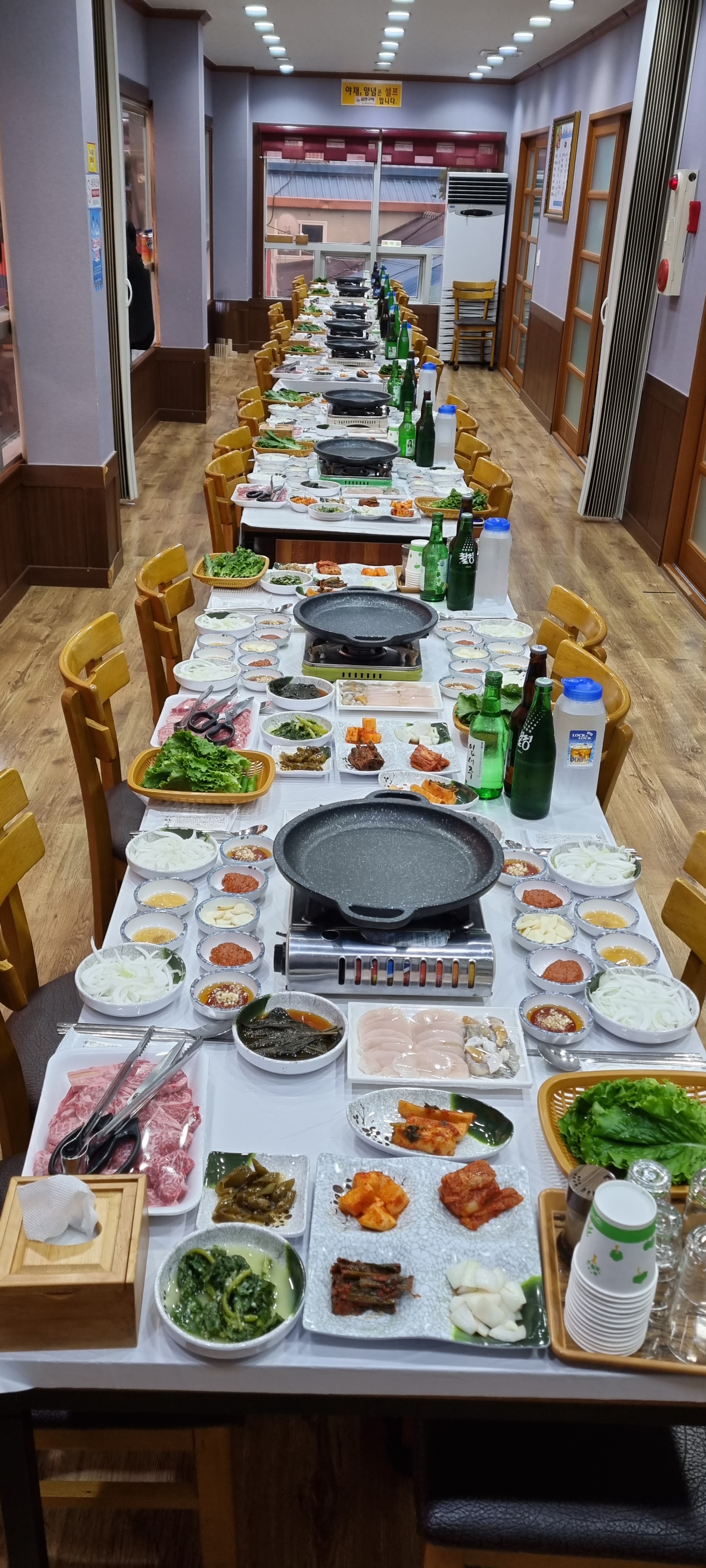 장흥한우삼합구이 내부 또는 관련 모습