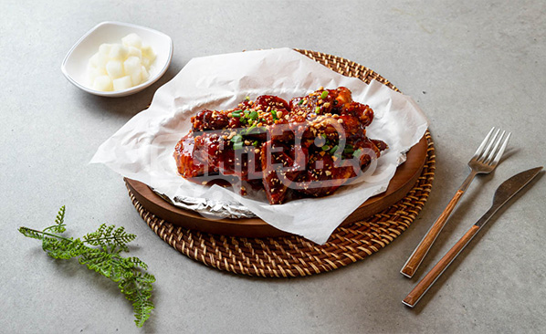 숯불바베큐치킨