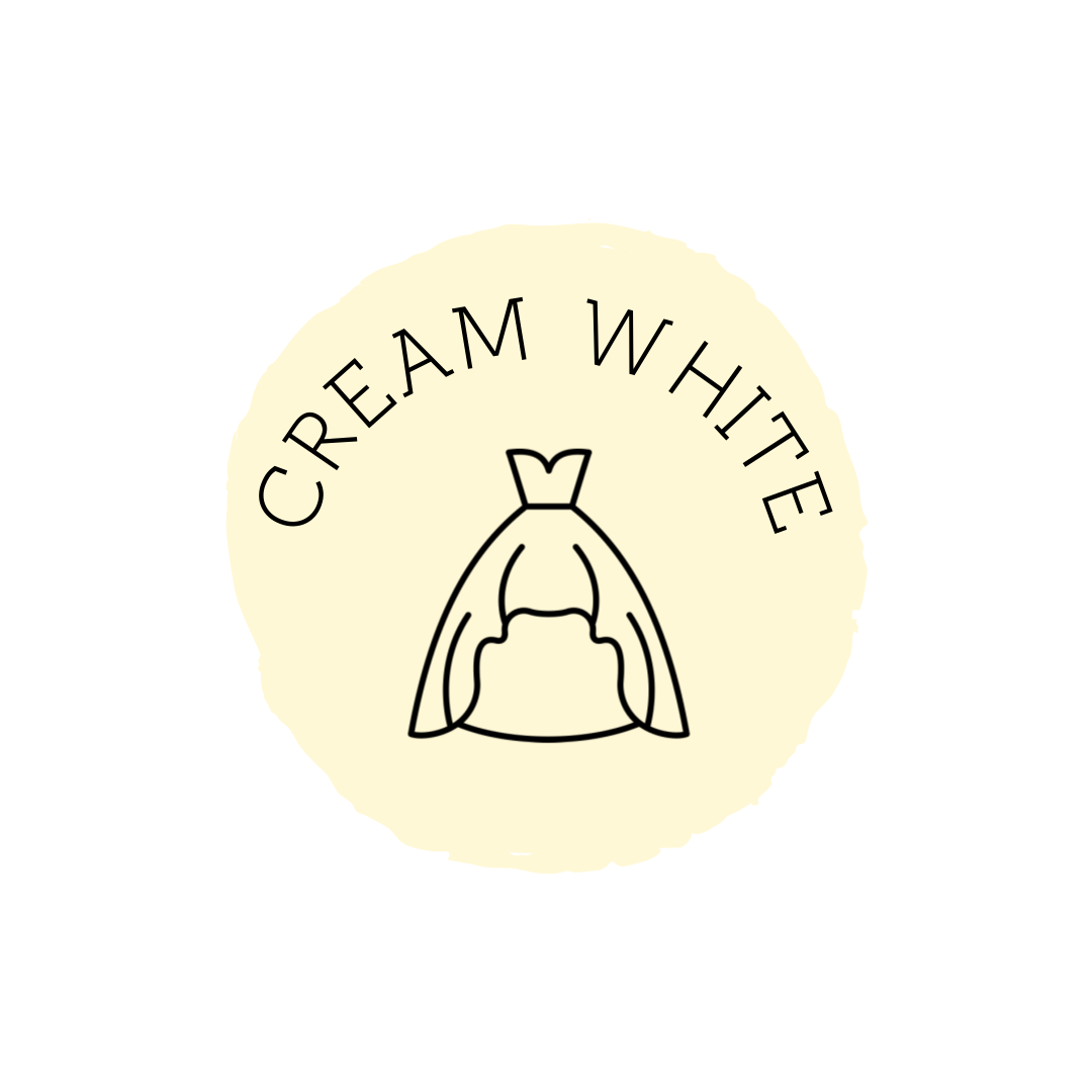 크림 화이트 로고 이미지