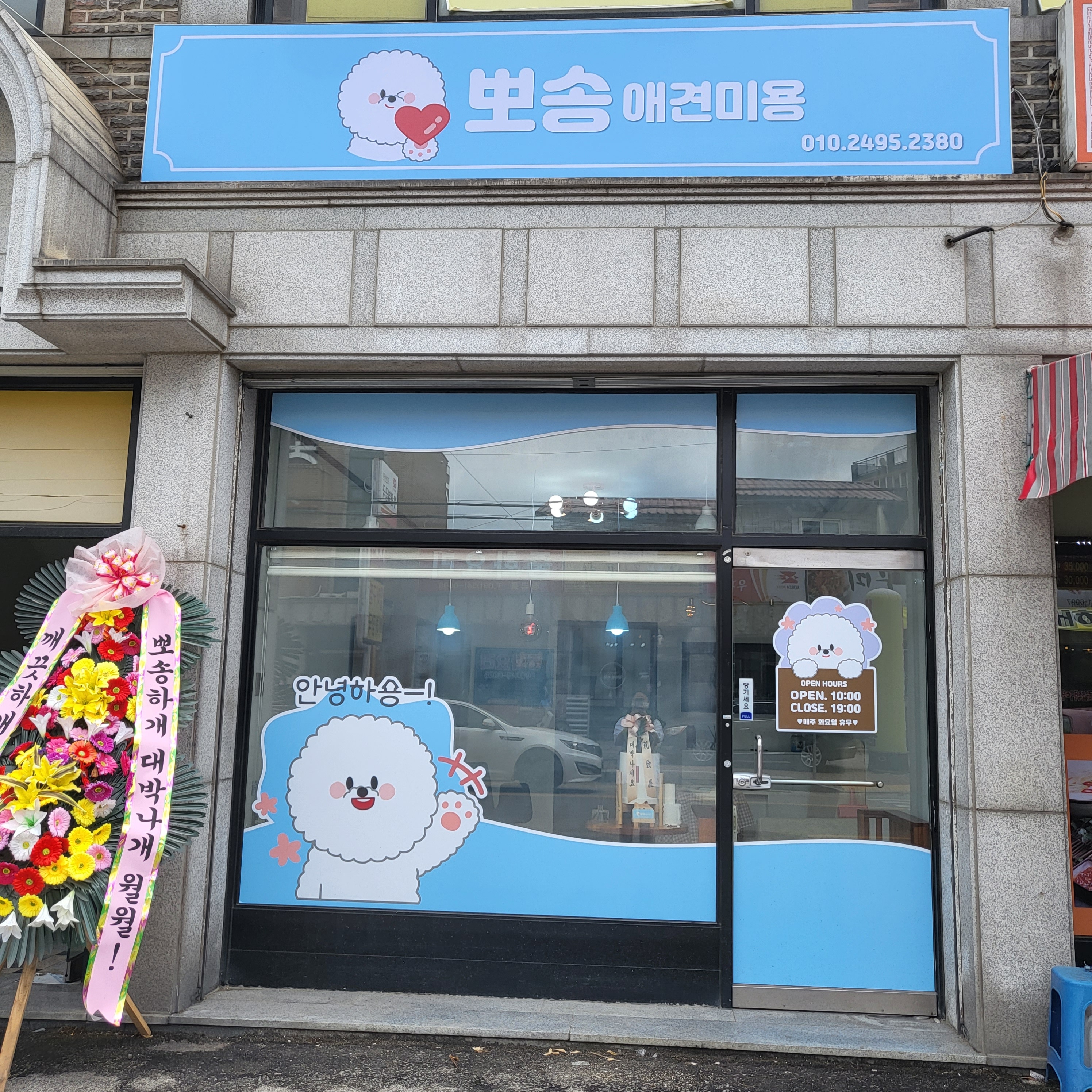 뽀송애견미용