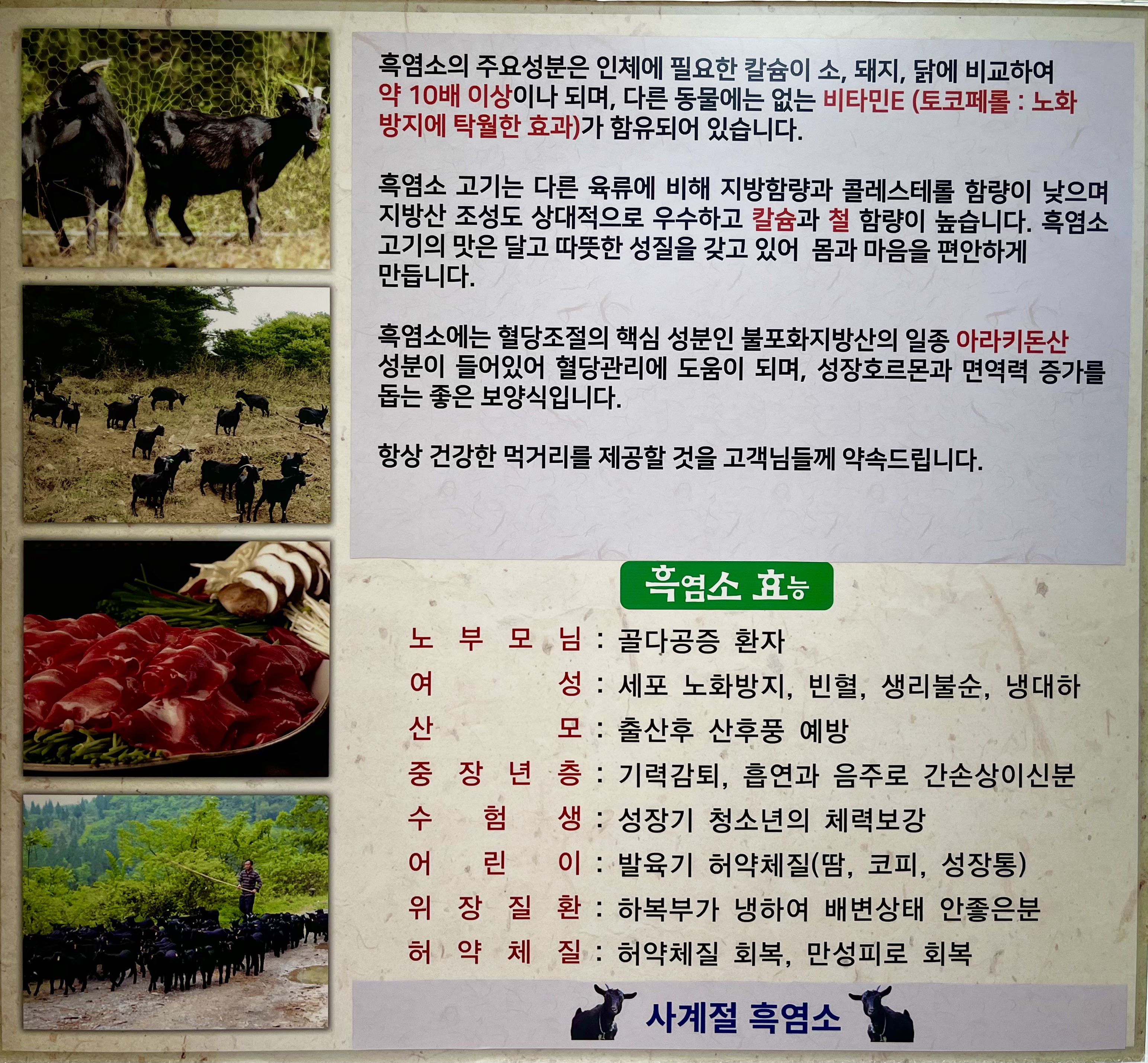 사계절흑염소영양탕