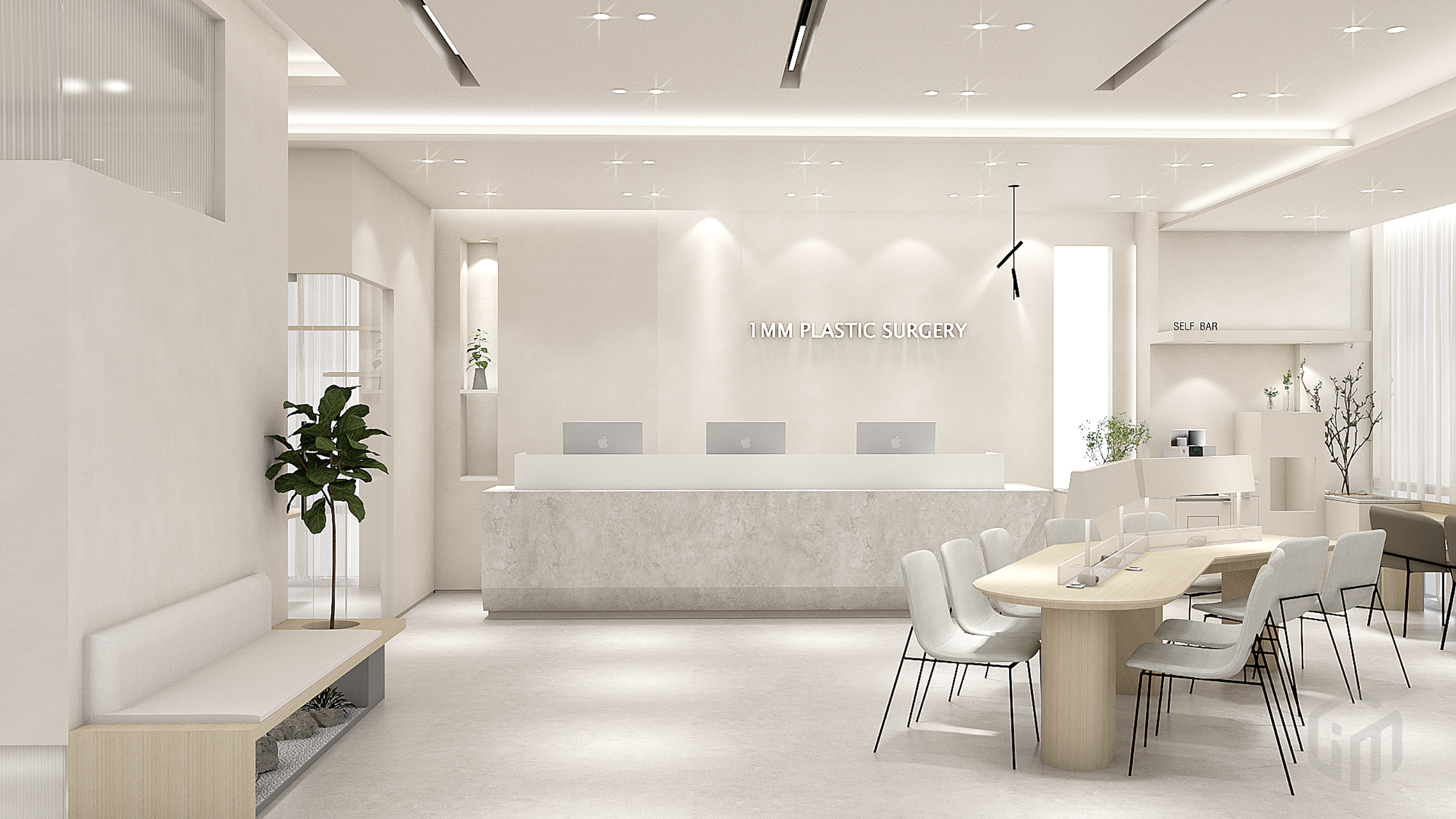 일미리성형외과의원 내부 전경