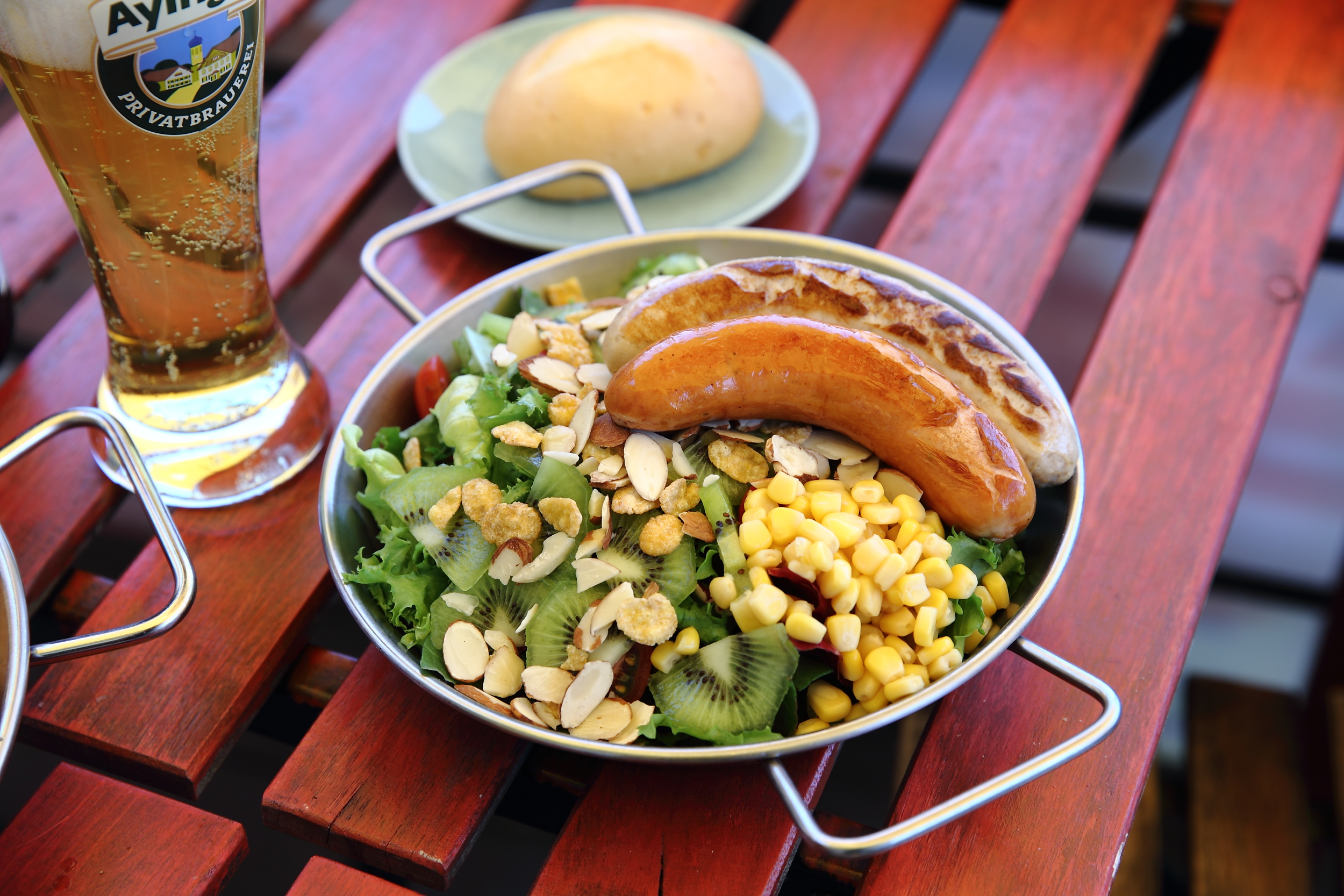 house-made sausage salad