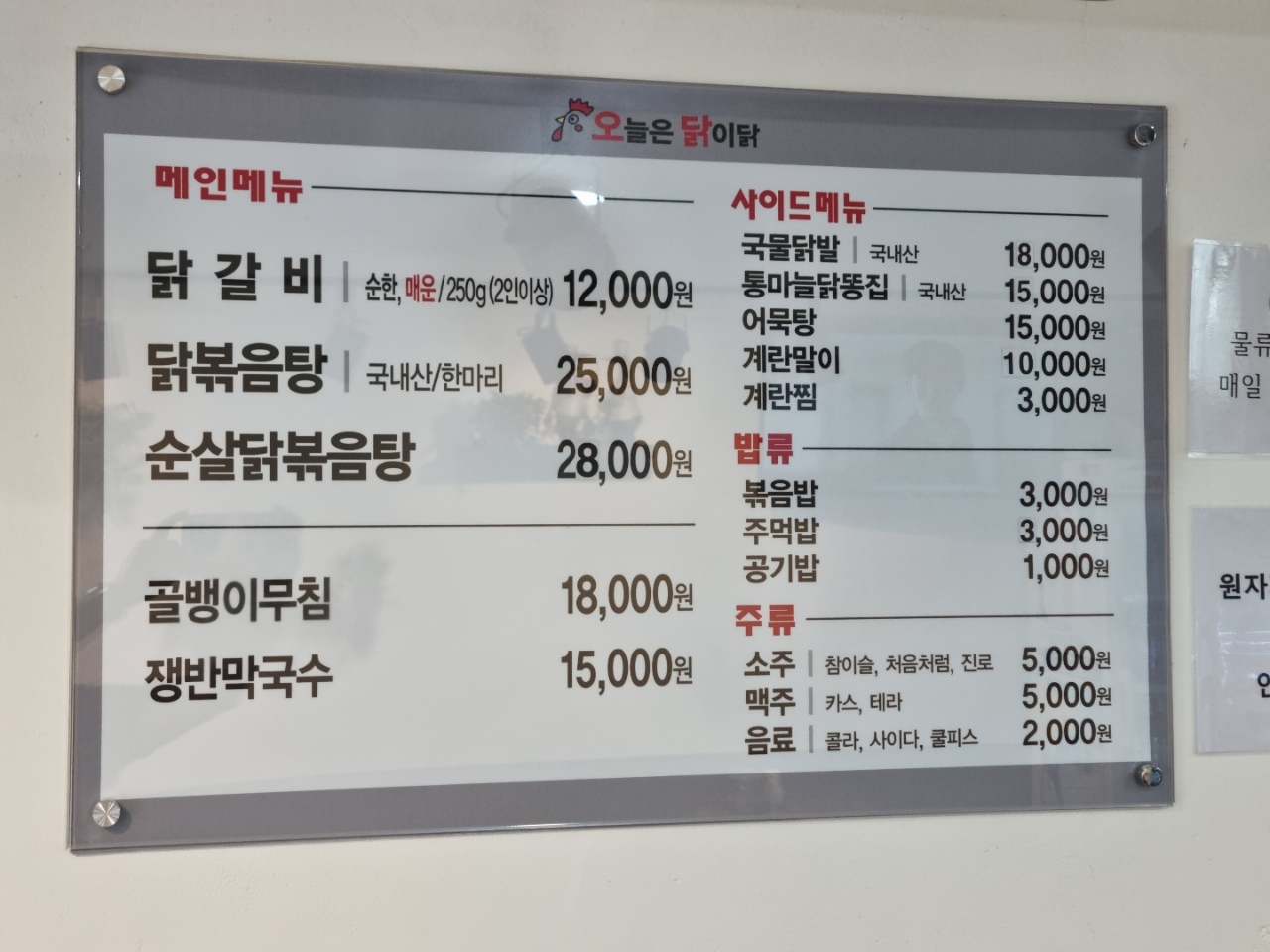 오늘은닭이닭