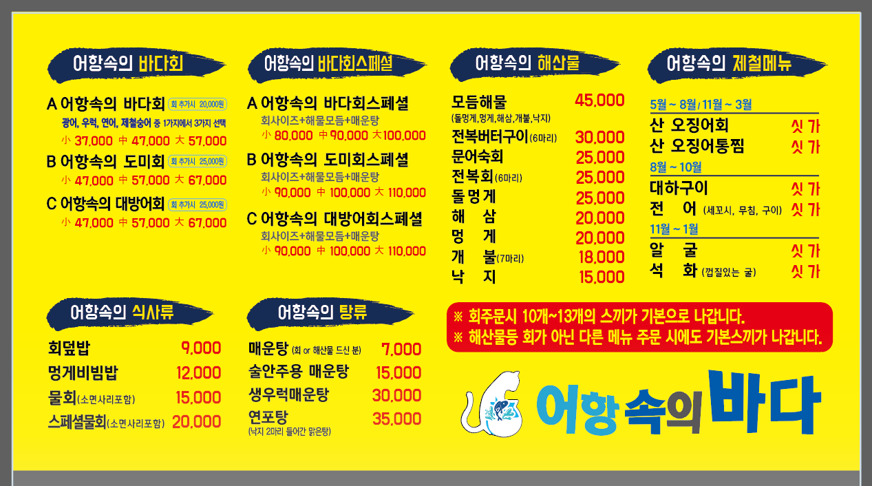 어항속의 바다