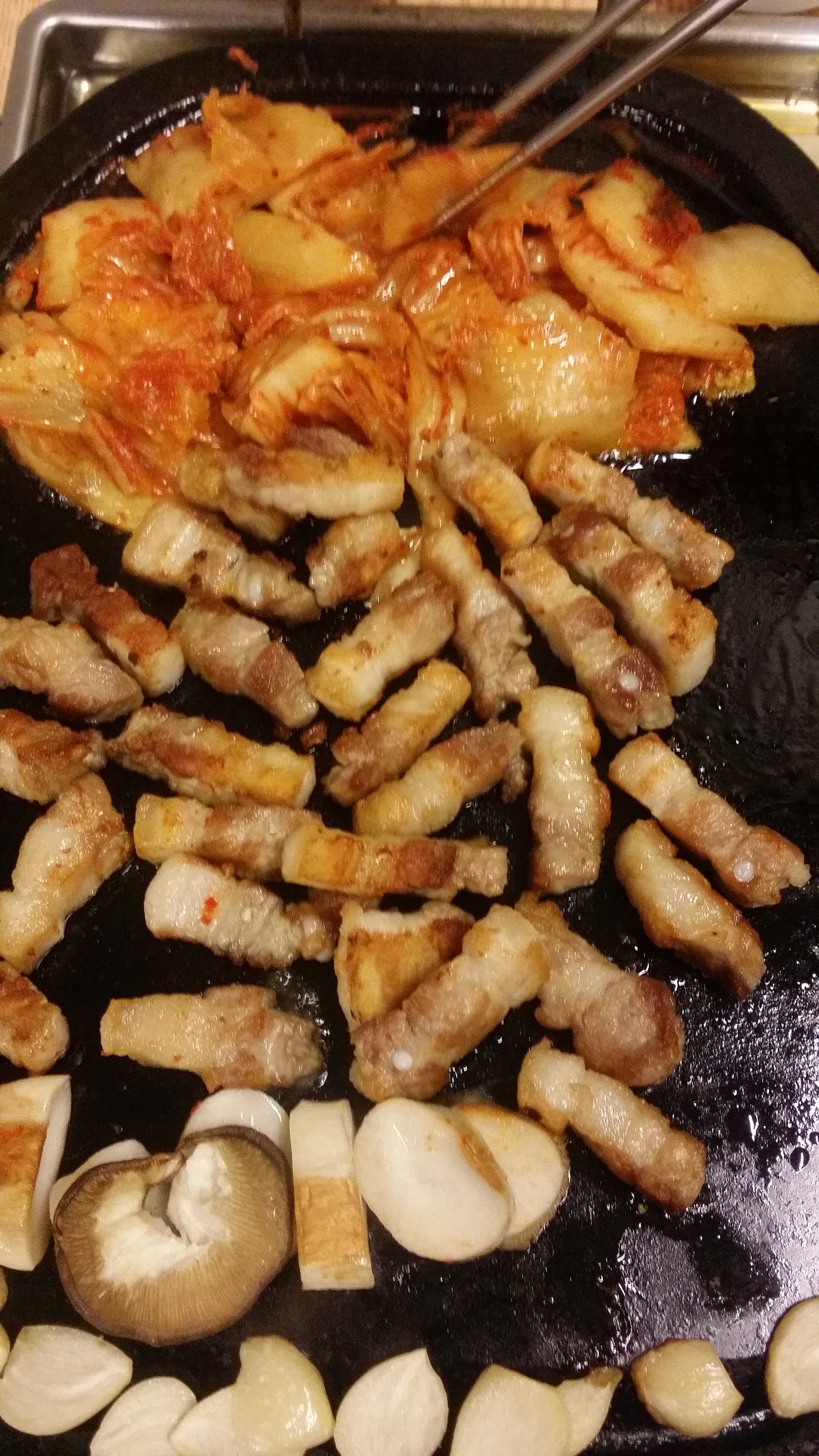 시골김치삼겹살