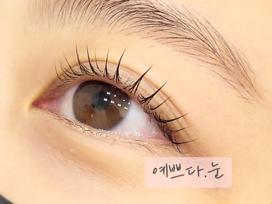 예쁘다눈