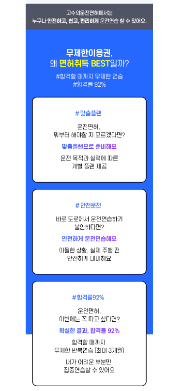 고수의운전면허 이수점