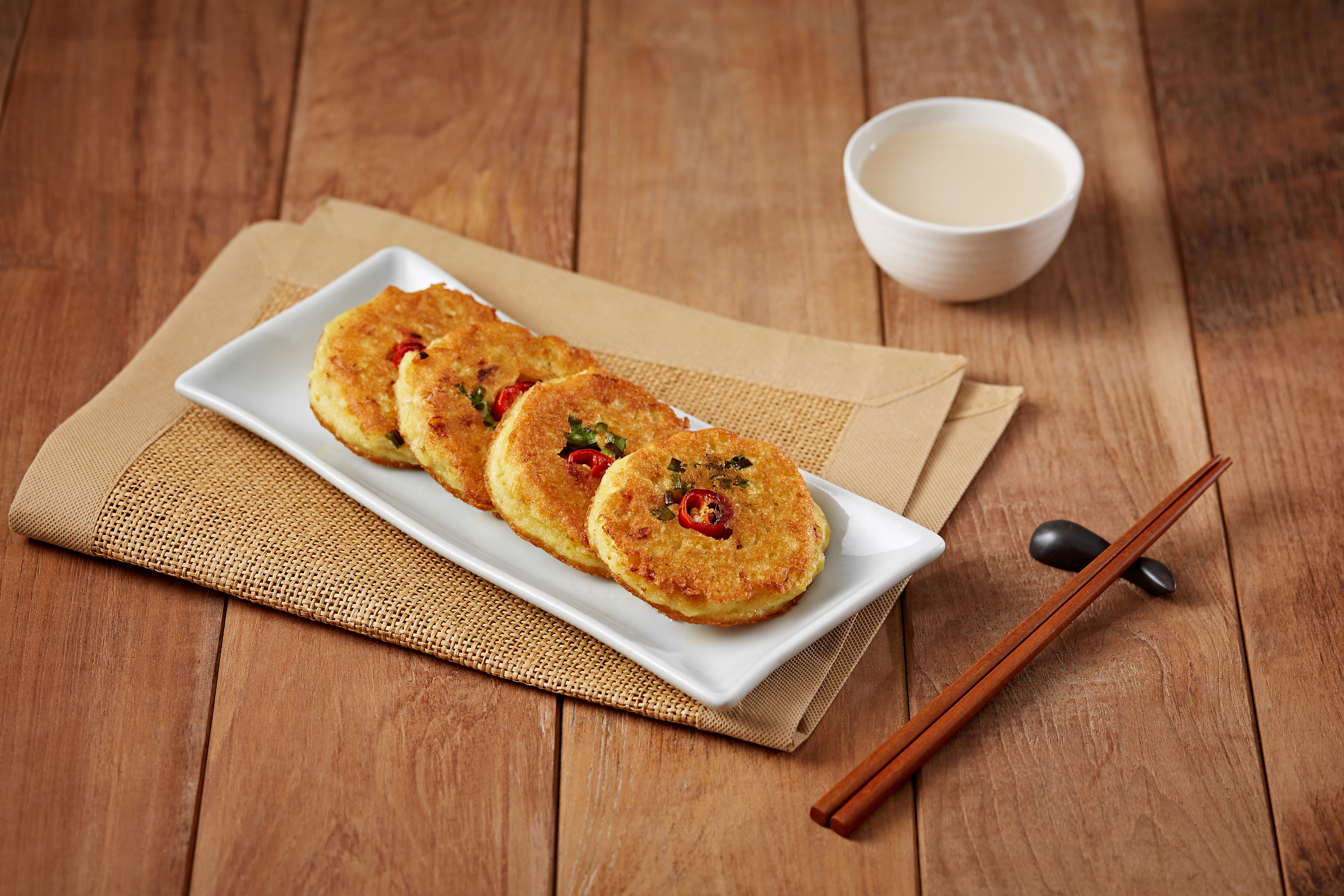 Mung-bean pancakes