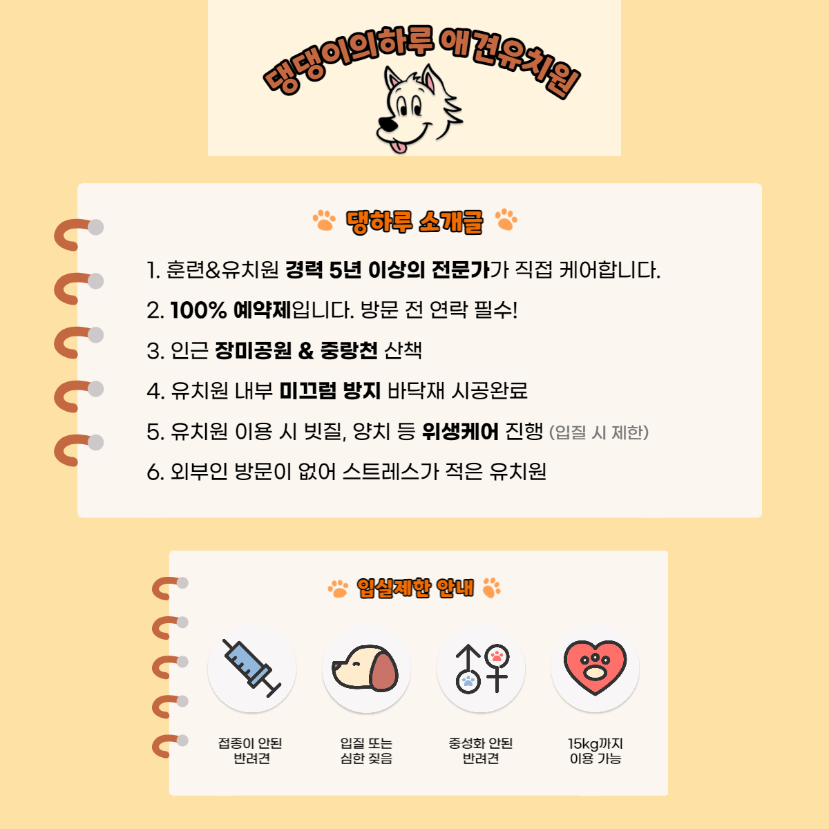 댕댕이의하루 애견유치원 대표 이미지