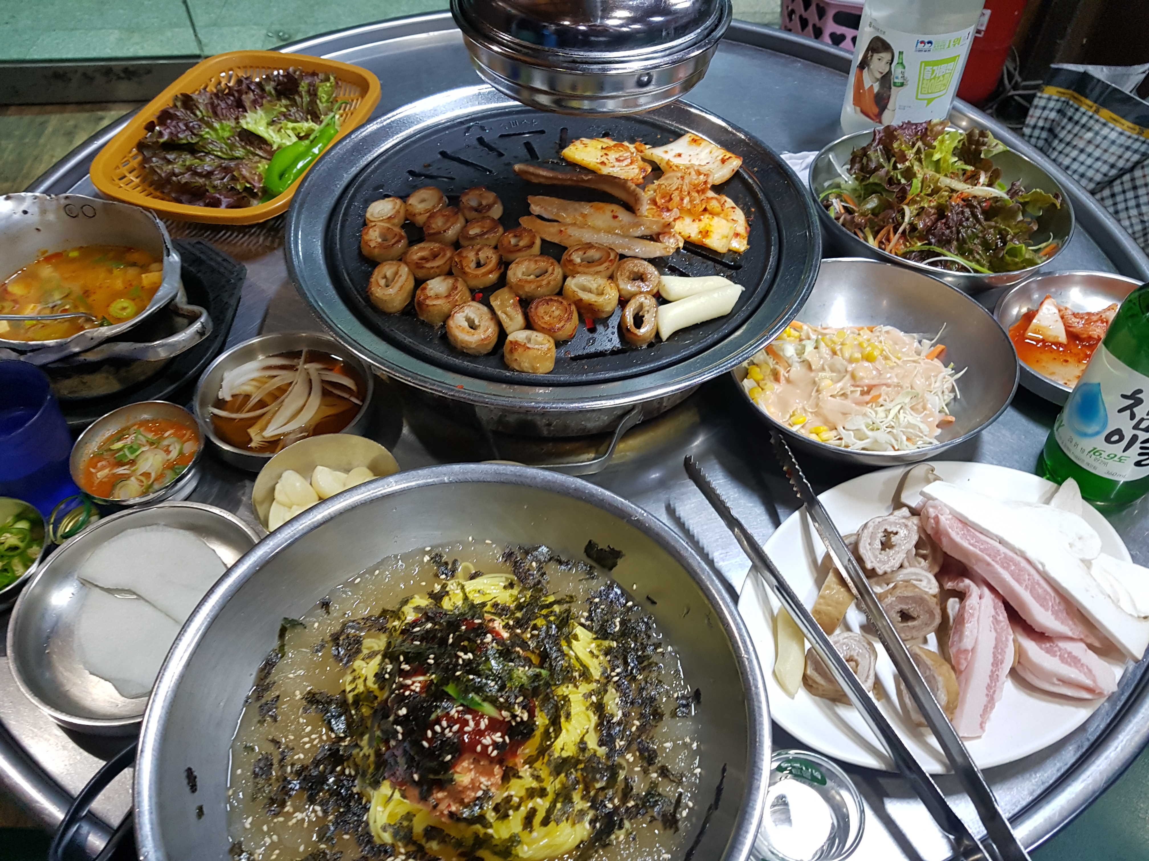 옥돌막창
