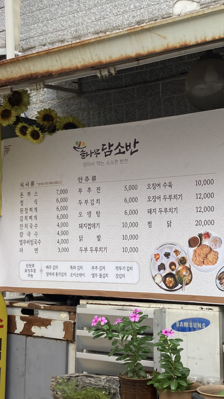 솔나무담소반