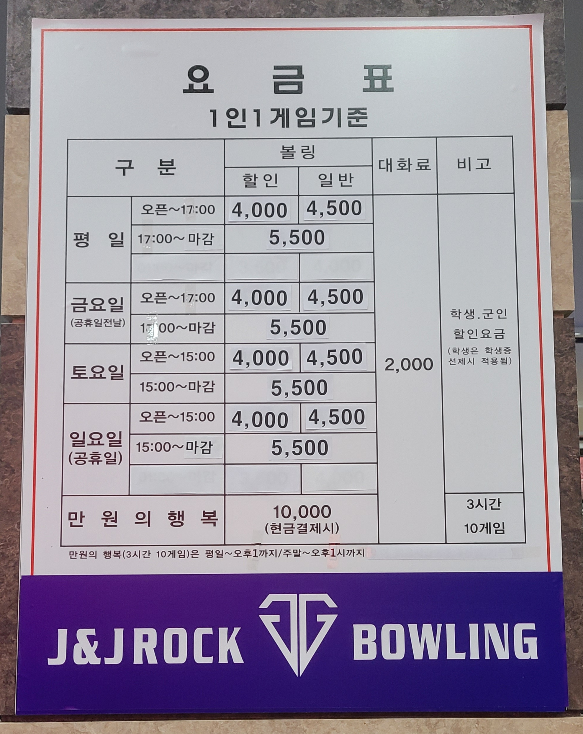 제이앤제이볼링센터