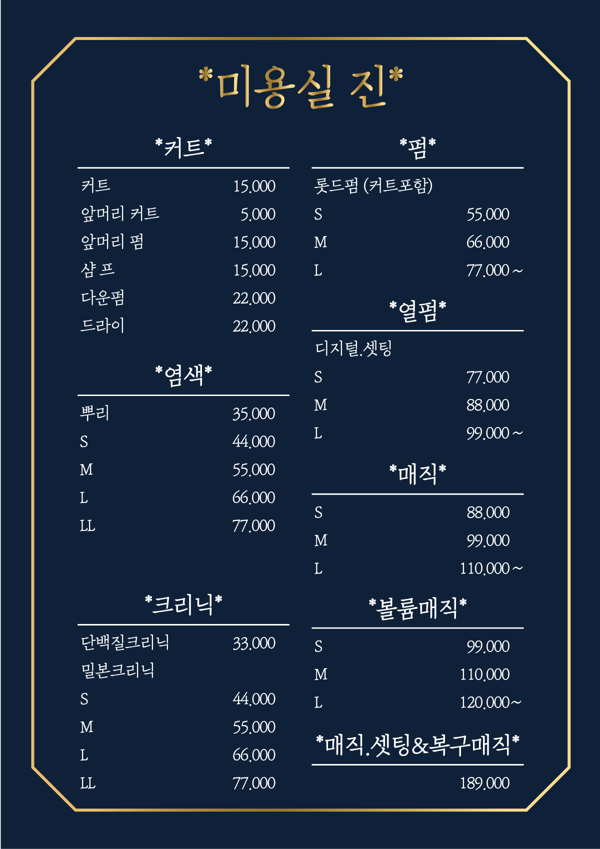 미용실진