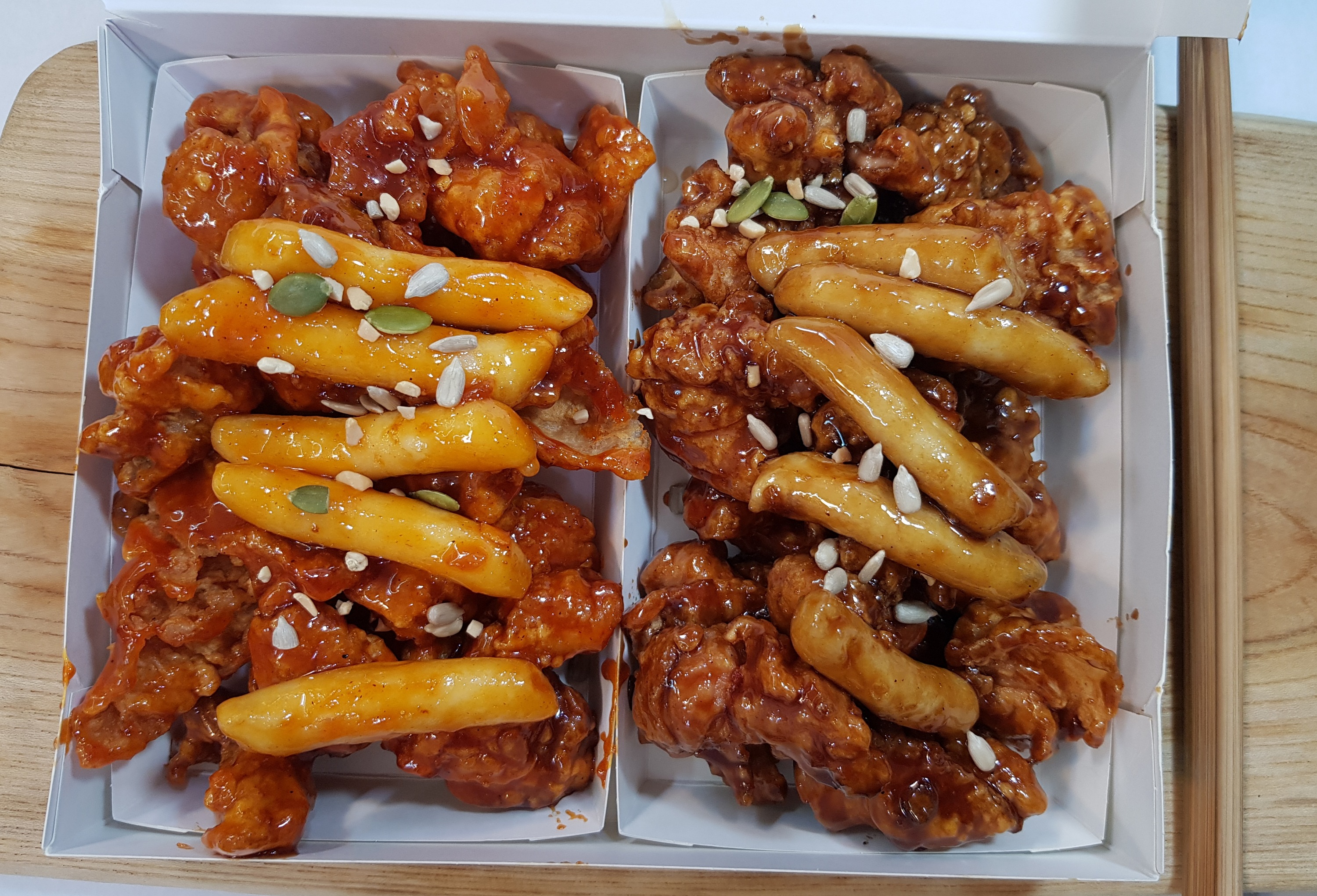 쌈빠찹쌀닭강정&옛날통닭