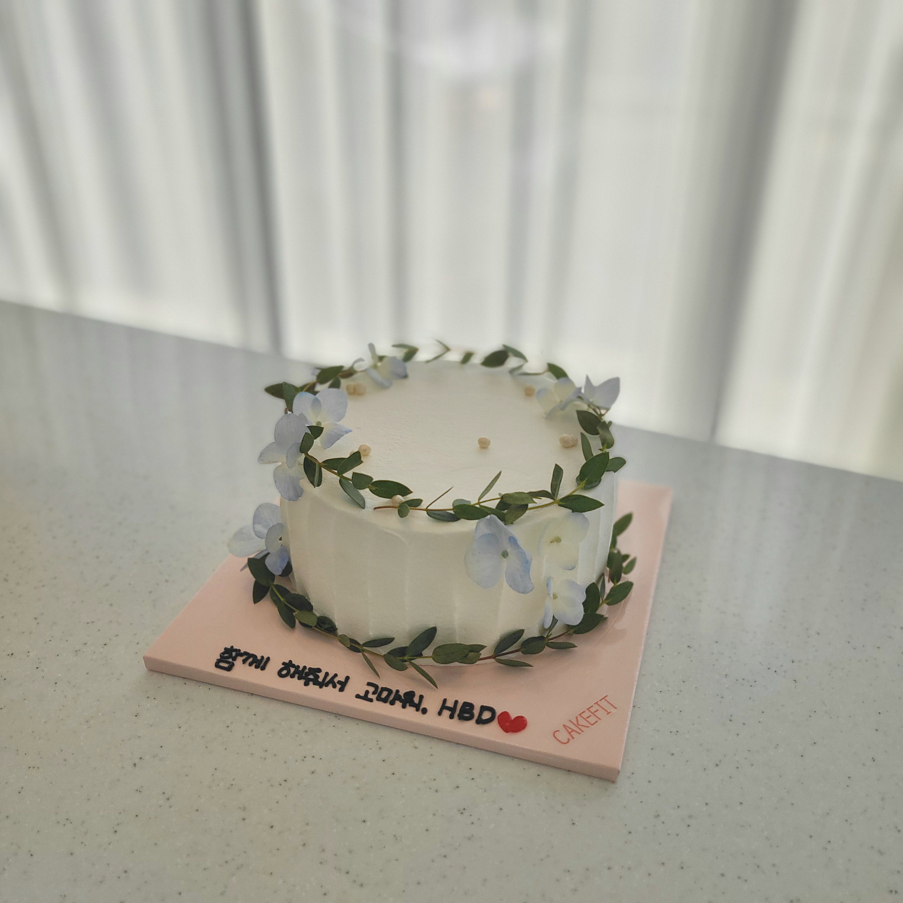 생화케이크