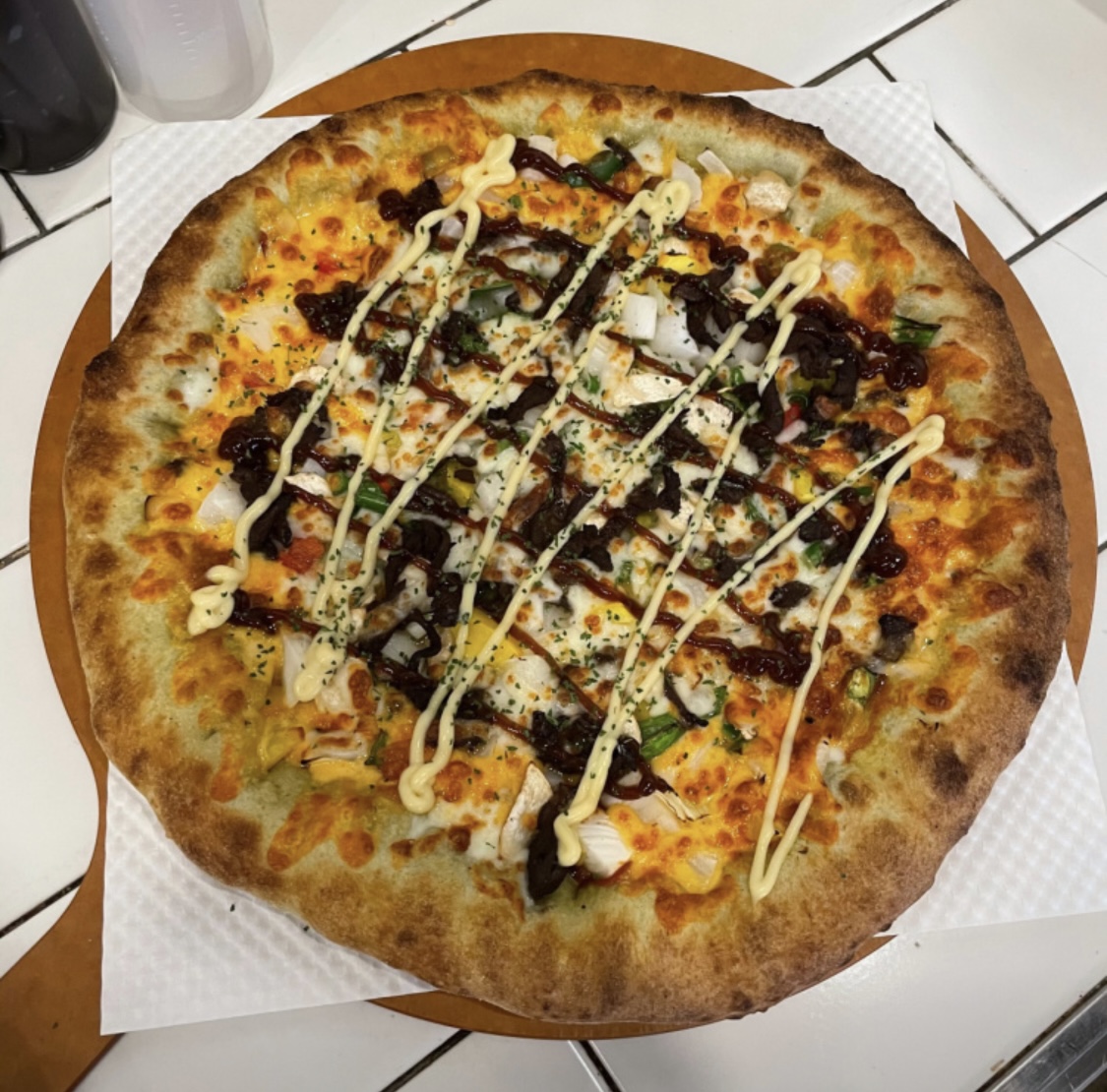 꽃삽카페&하늘보리피자