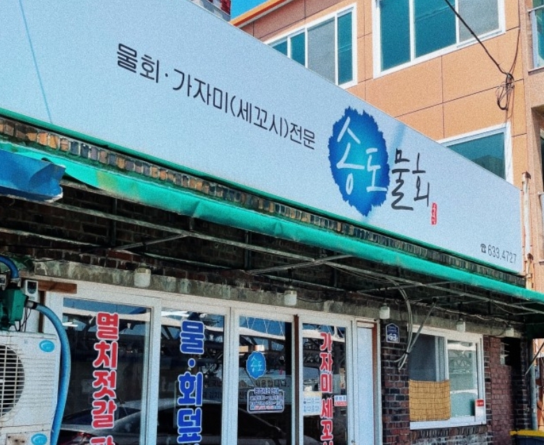 송도물회 3