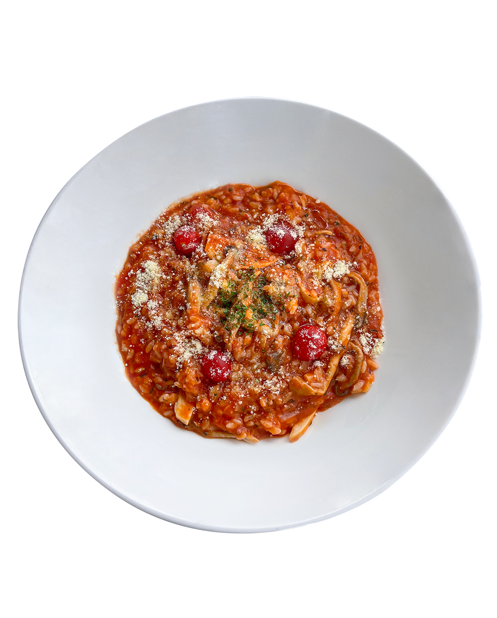 버섯 토마토 리조또