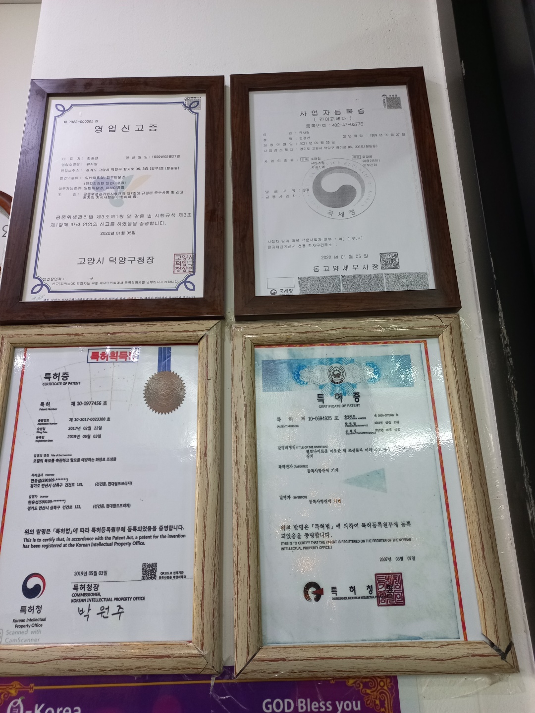 큐사랑 염색