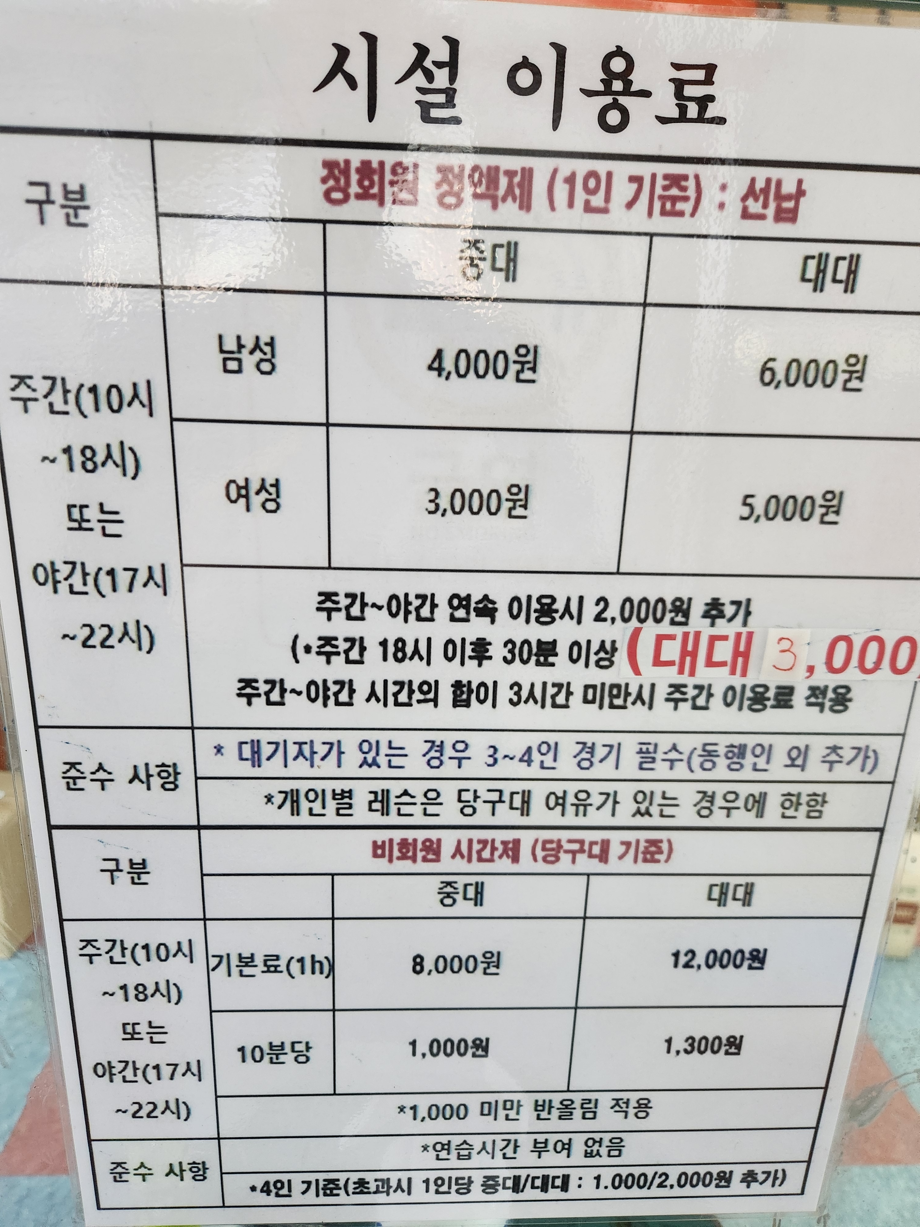 나눔터 당구장