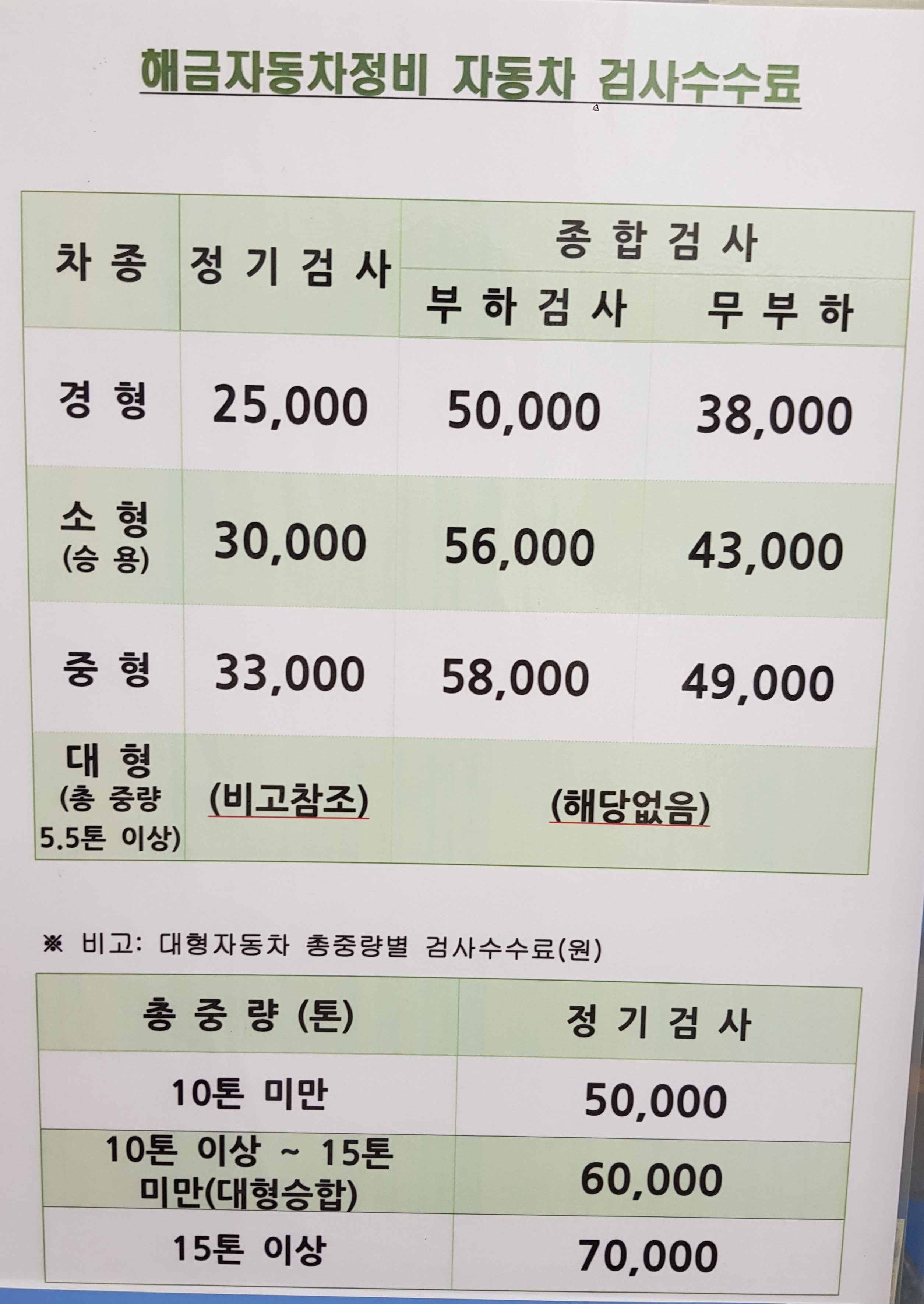 해금자동차정비
