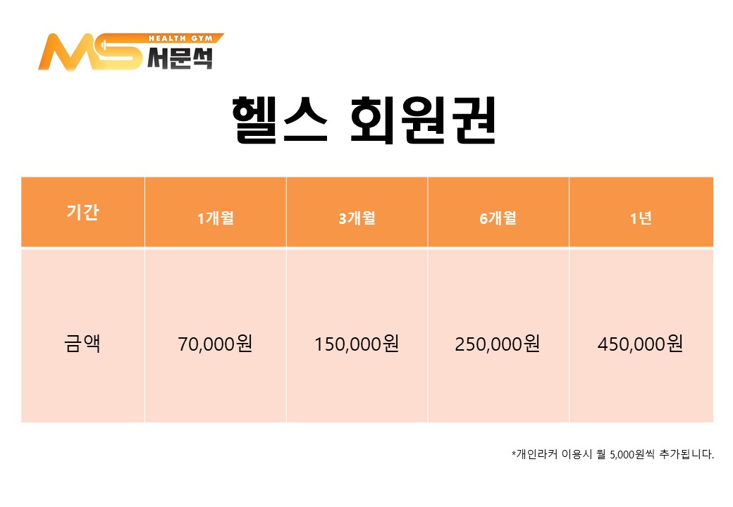 서문석헬스짐