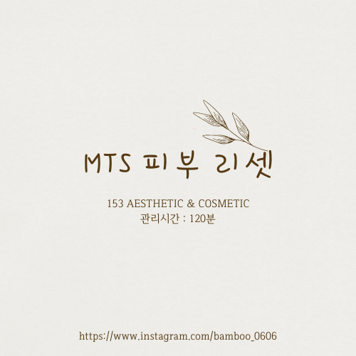 153 에스테틱 피부관리