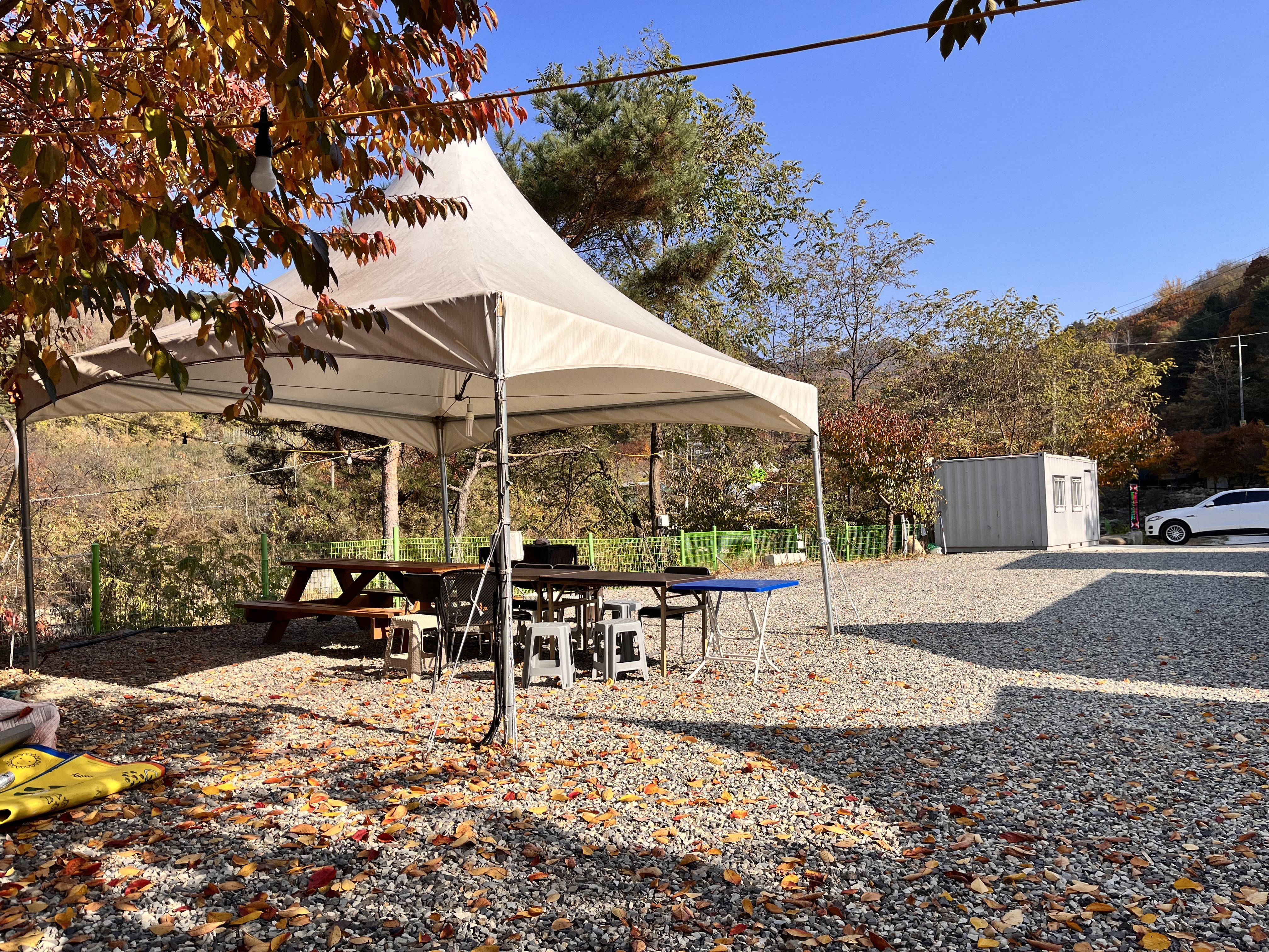 동산계곡 팔공쉼터