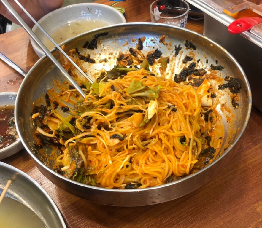 기장멸치국수 범일점