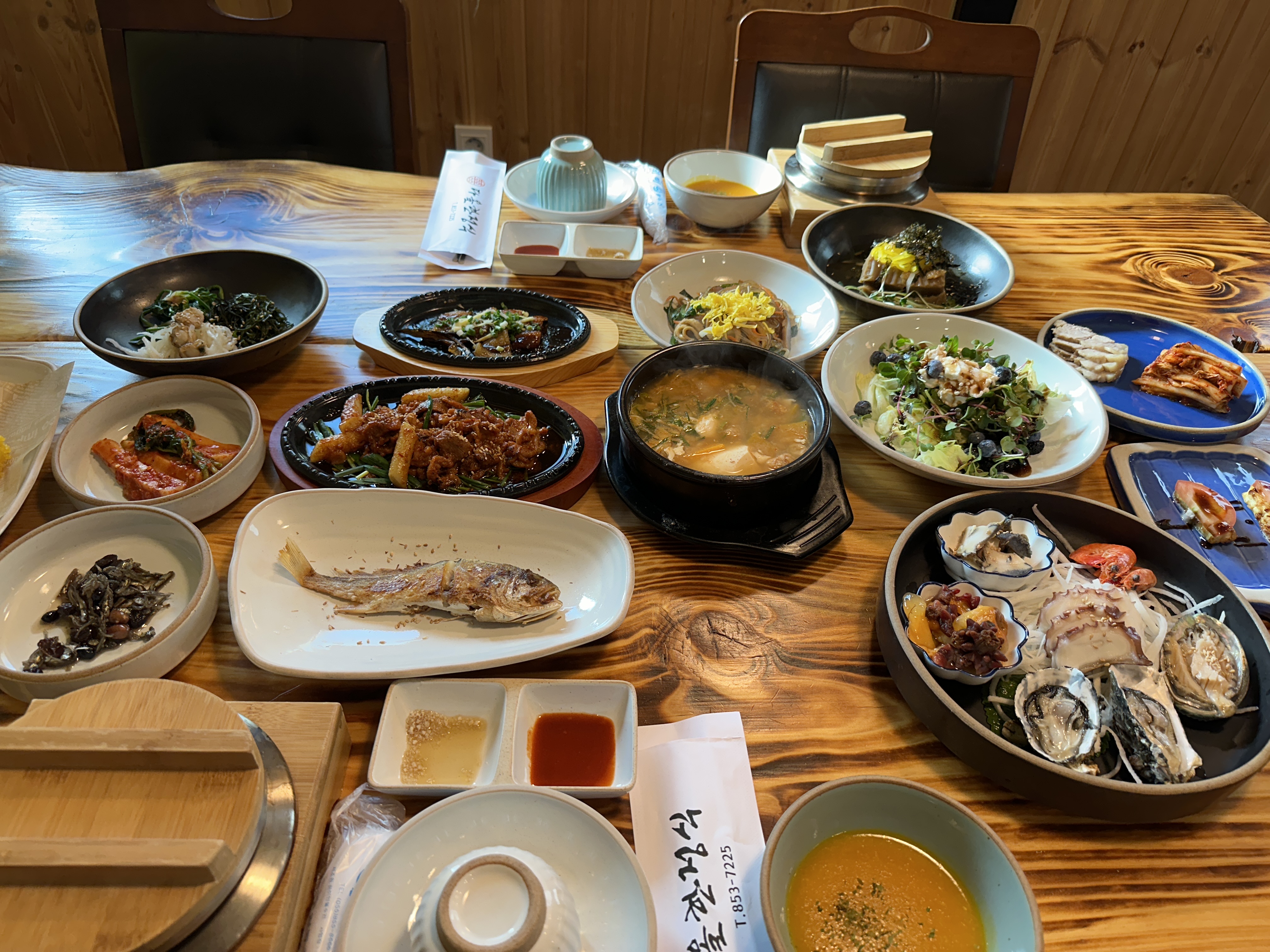 다올한정식 내부 또는 관련 모습