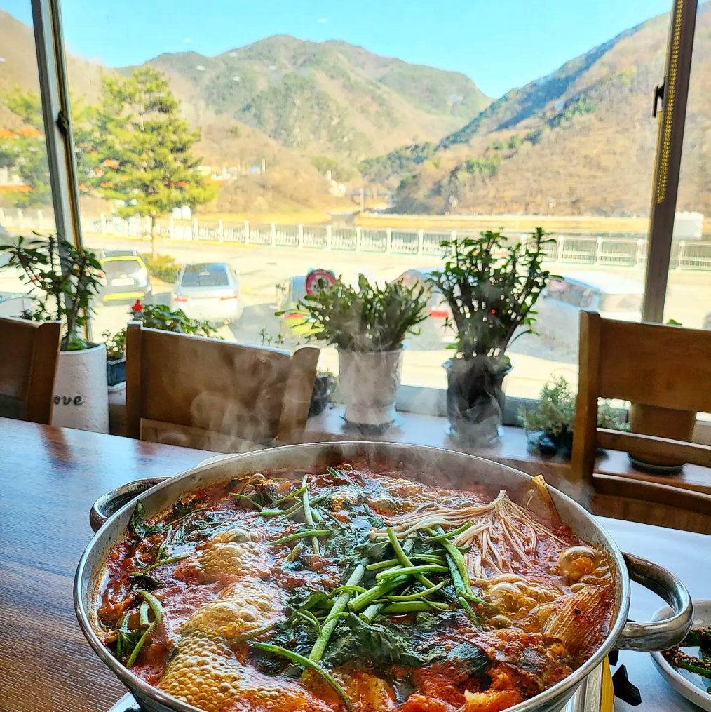 단양민물매운탕쏘가리 반려동물 동반 애견카페