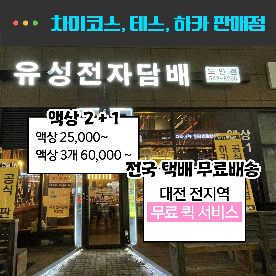 대전 유성전자담배 도안점