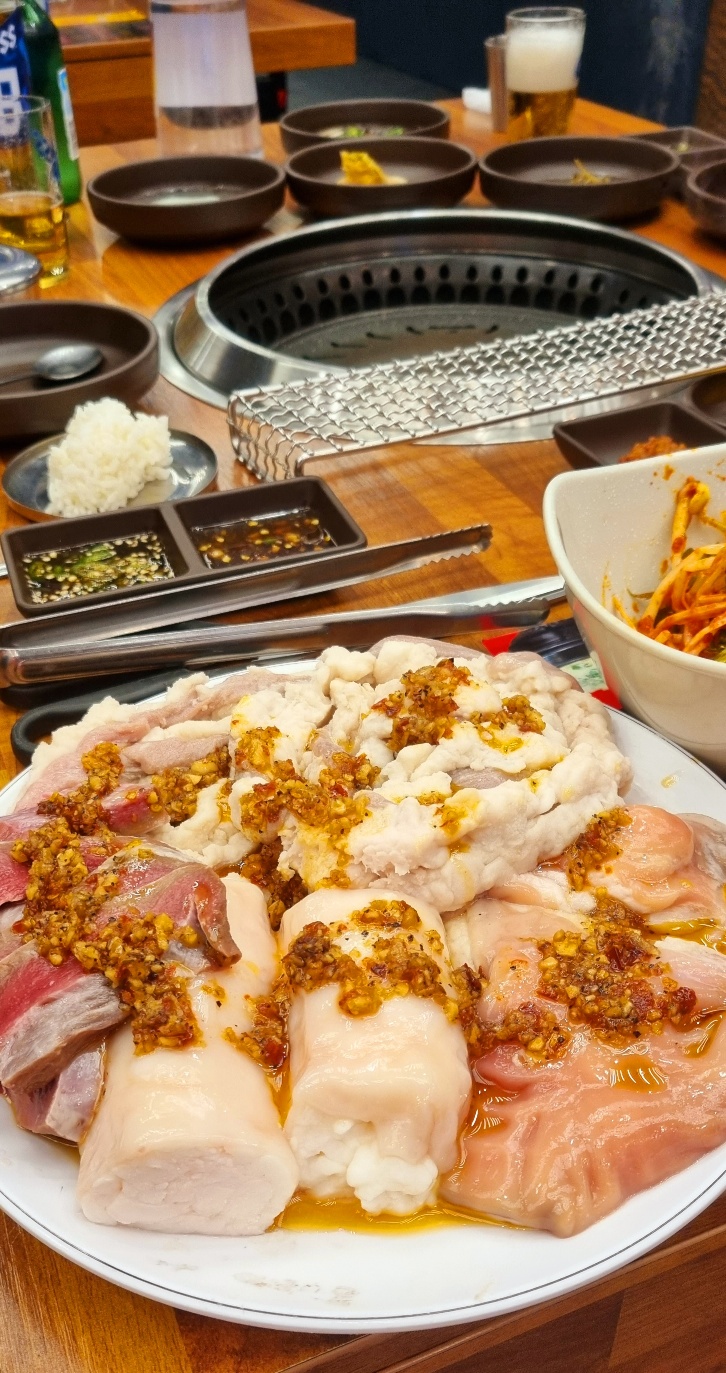 노란황소집 1kg x 금부추 1kg 생갈비